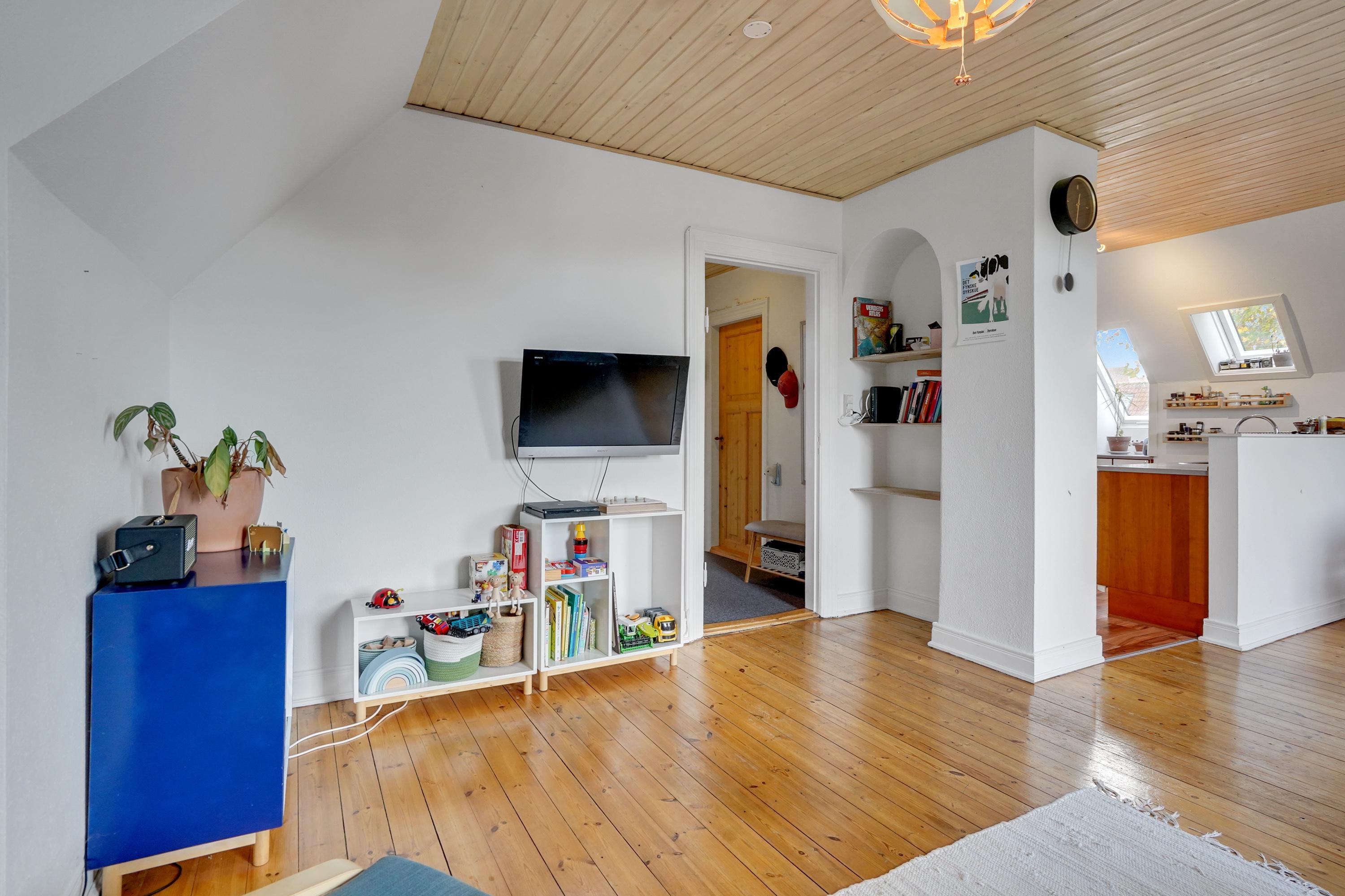 Fremhævet stue billede i fuldskærmstilstand. Billede af Bartholinsvænget 8, 1., Bolbro, 5200 Odense V