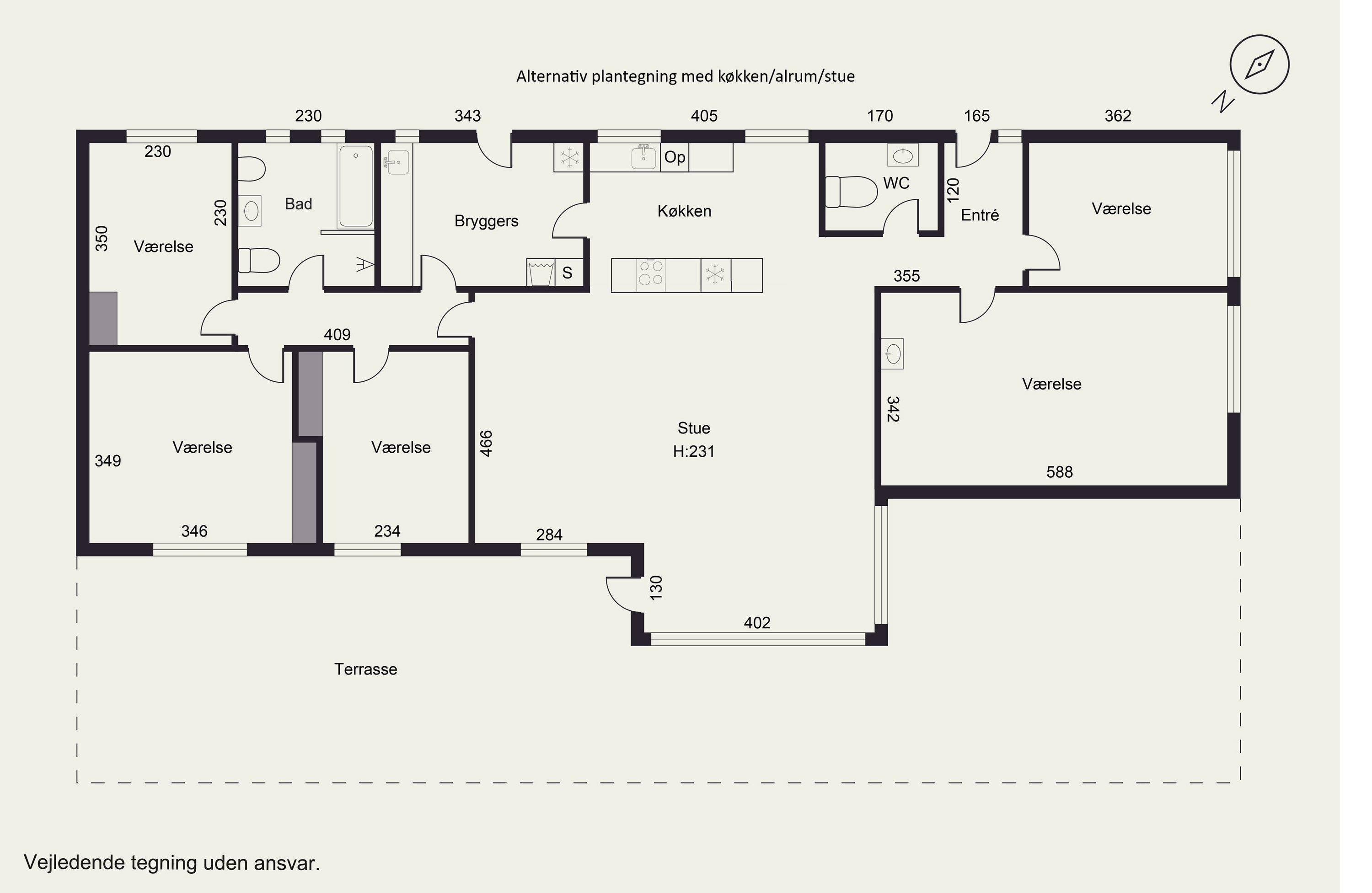 Plantegninger billede af Oktobervej 28, 8210 Aarhus V