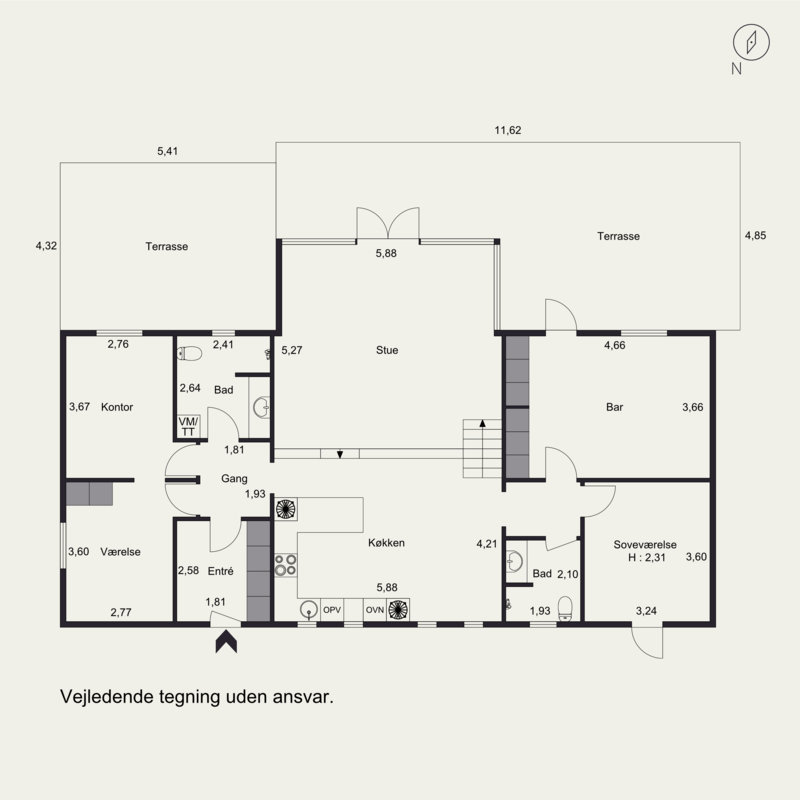 Plantegninger billede af Strandgårds Alle 138, 5300 Kerteminde