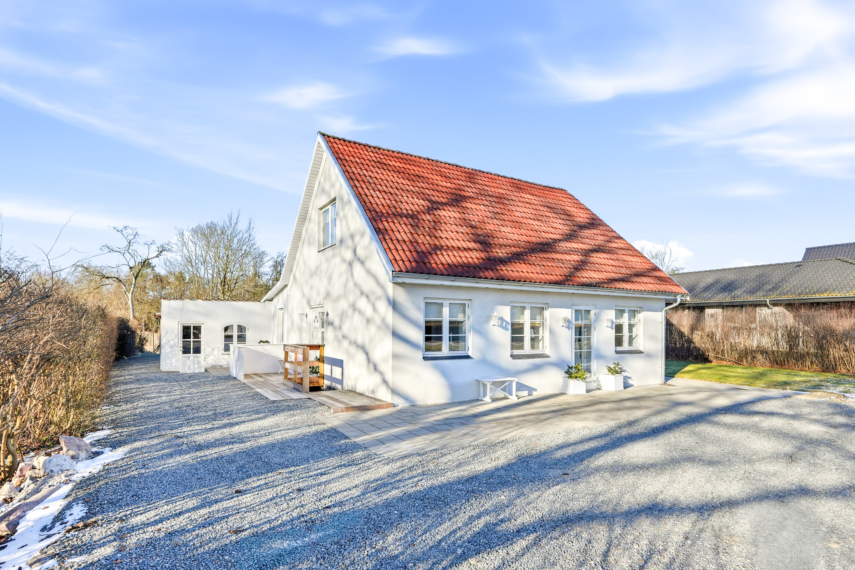 Fremhævet facade billede i fuldskærmstilstand. Billede af Æbleskivegyden 31, Allesø, 5270 Odense N