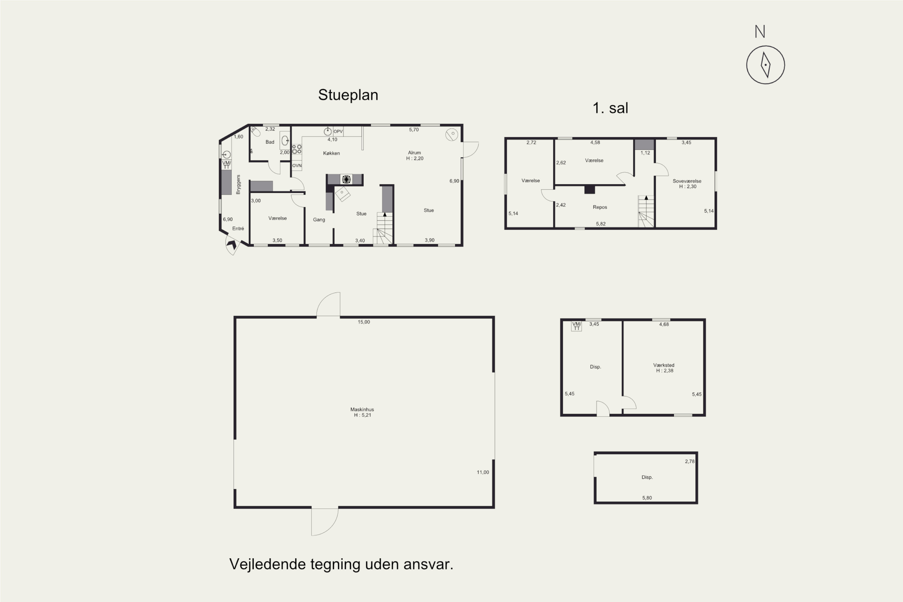 Plantegninger billede af Søbyvej 26, Gylling, 8300 Odder