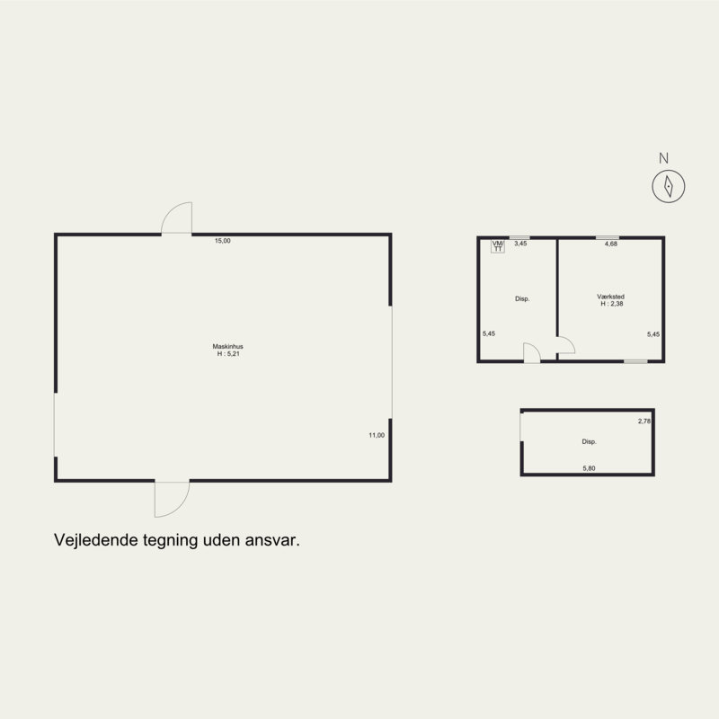 Plantegninger billede af Søbyvej 26, Gylling, 8300 Odder