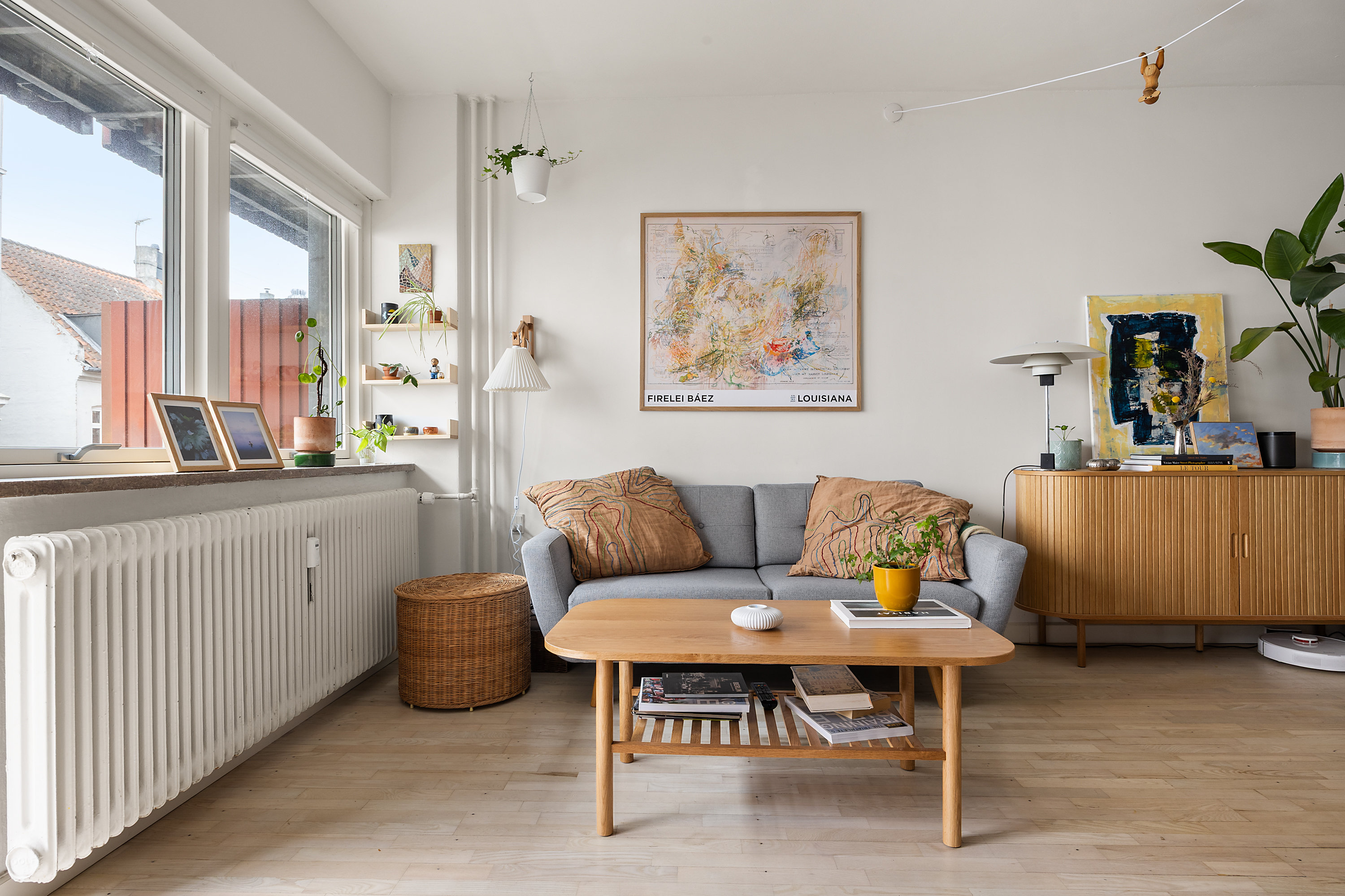 Fremhævet stue billede i fuldskærmstilstand. Billede af Bjelkes Allé 12, 1. 3., 2200 København N