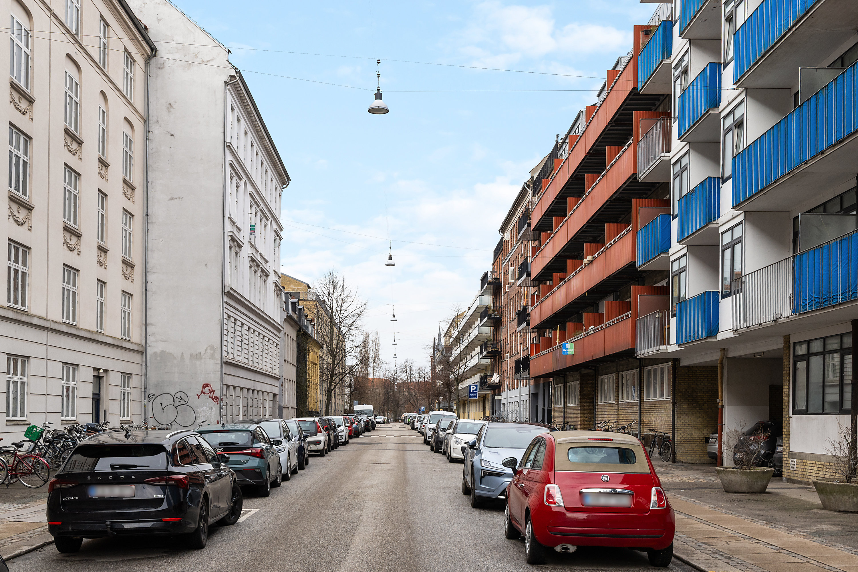 Fremhævet gade billede i fuldskærmstilstand. Billede af Bjelkes Allé 12, 1. 3., 2200 København N