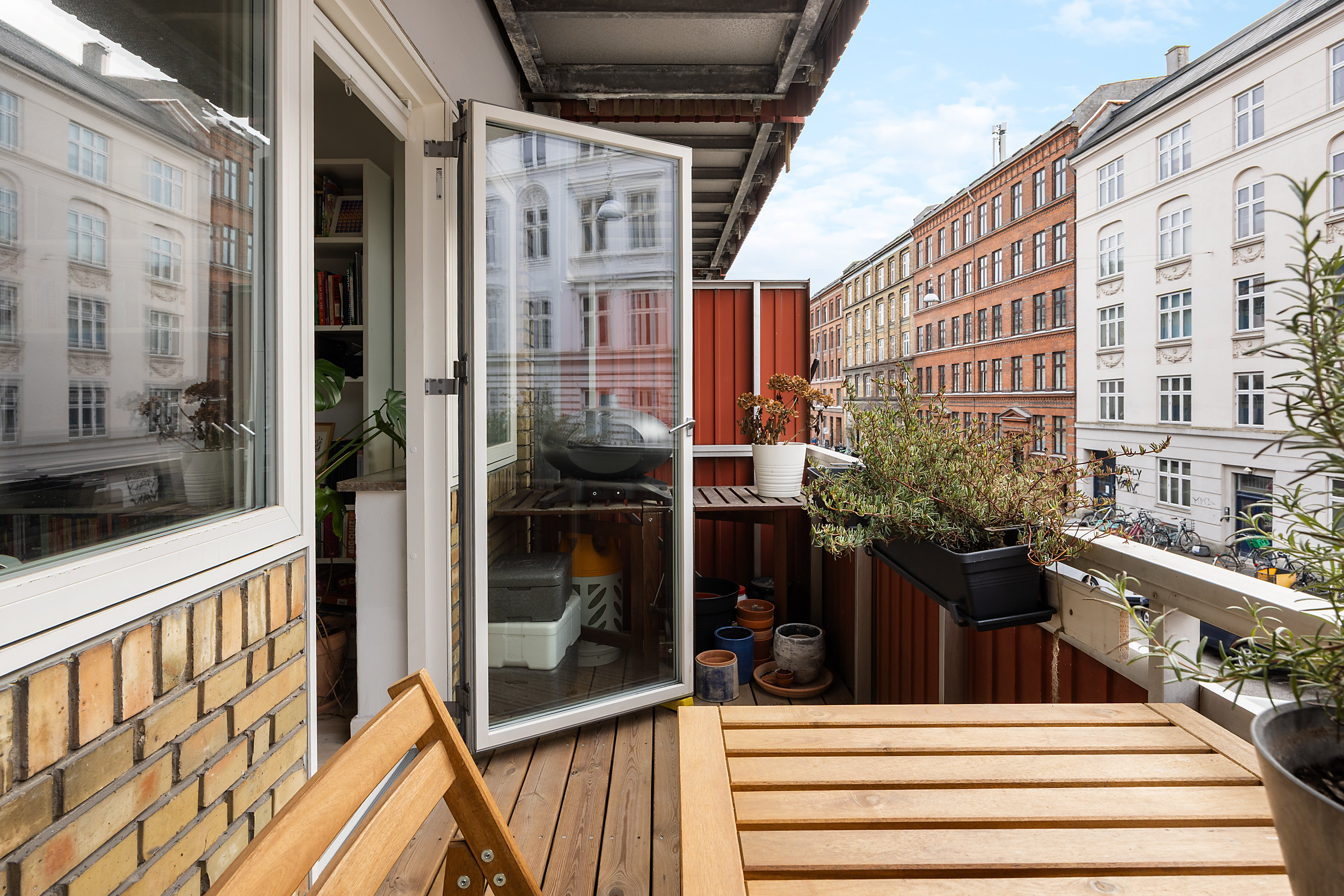 Fremhævet altan billede i fuldskærmstilstand. Billede af Bjelkes Allé 12, 1. 3., 2200 København N