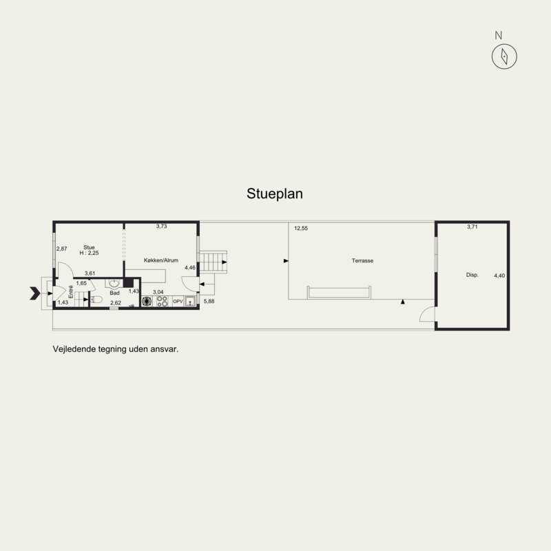 Plantegninger billede af Krystalgade 33, 8700 Horsens