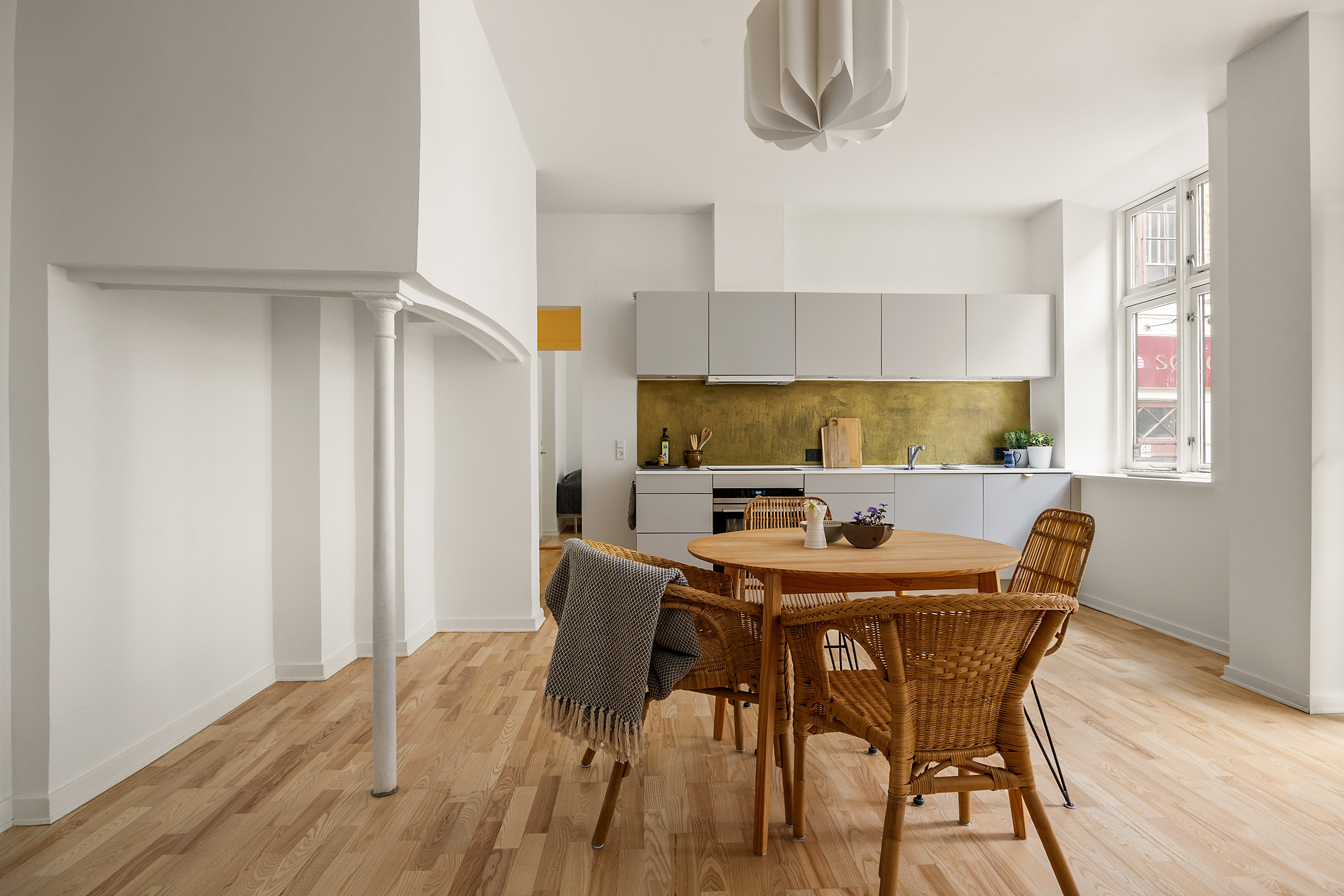 Fremhævet køkken alrum billede i fuldskærmstilstand. Billede af Nørregade 36A, st.. th., 1165 København K