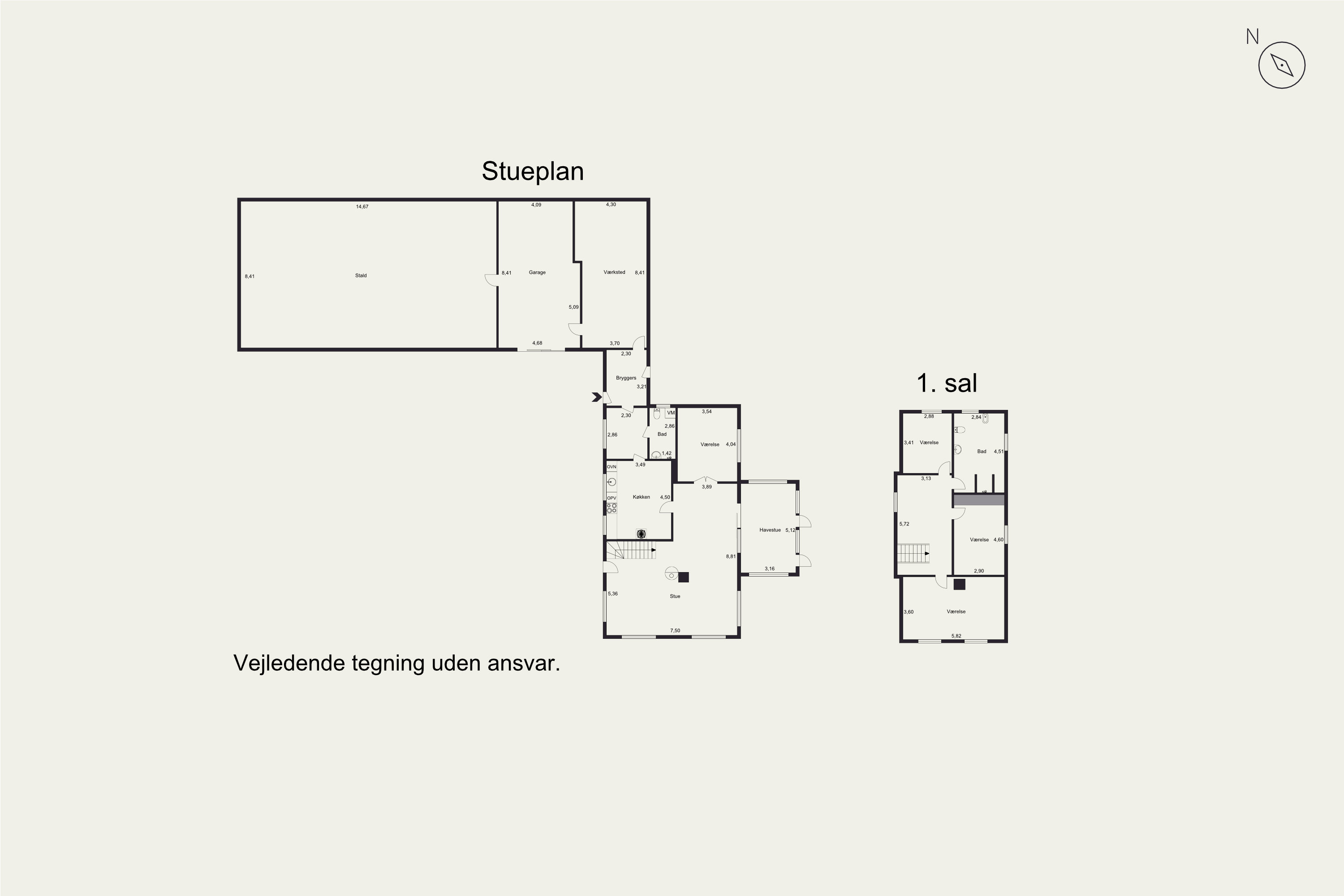 Plantegninger billede af Myrtuevej 19, 6710 Esbjerg V