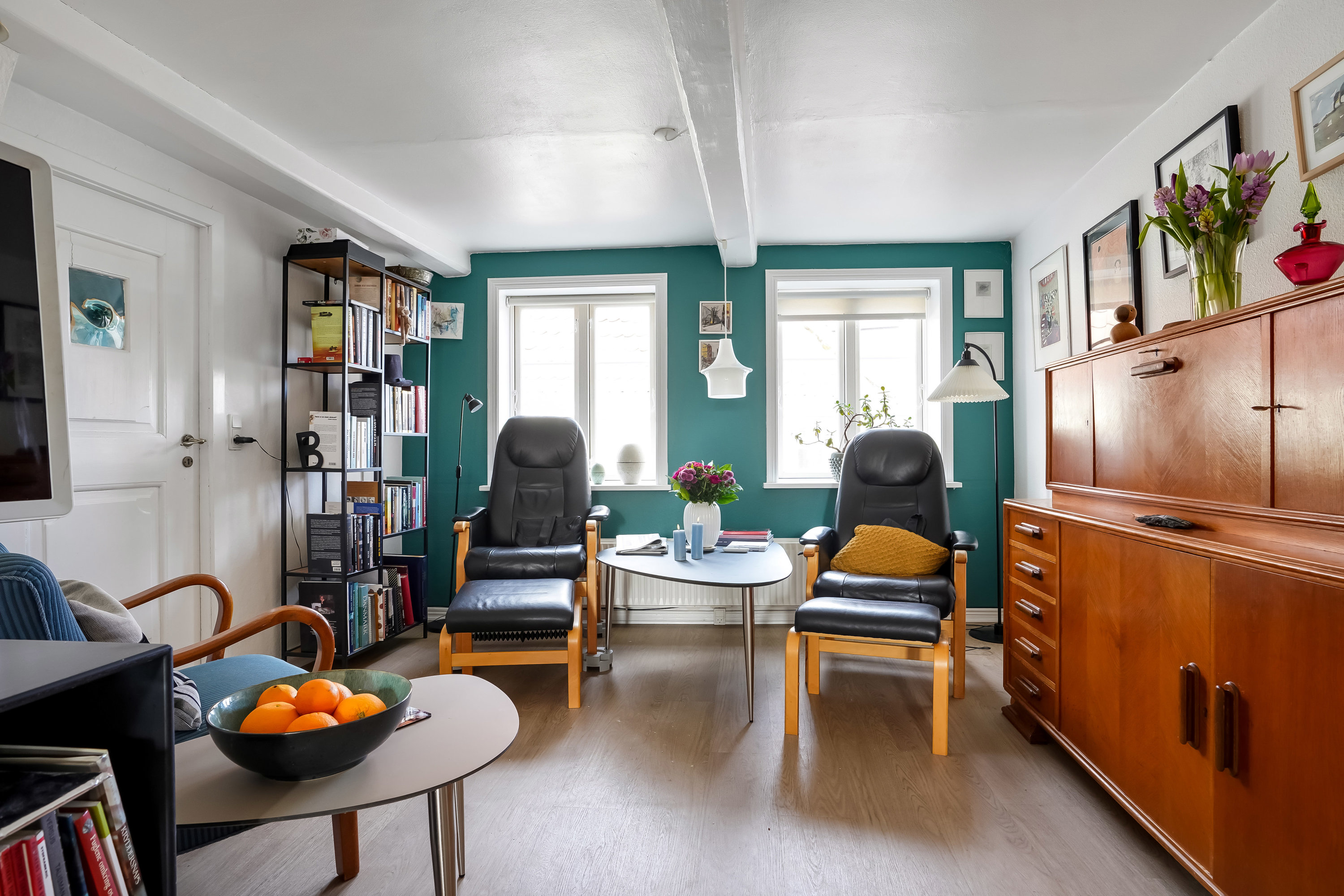 Fremhævet stue billede i fuldskærmstilstand. Billede af Søndergade 4, 5500 Middelfart