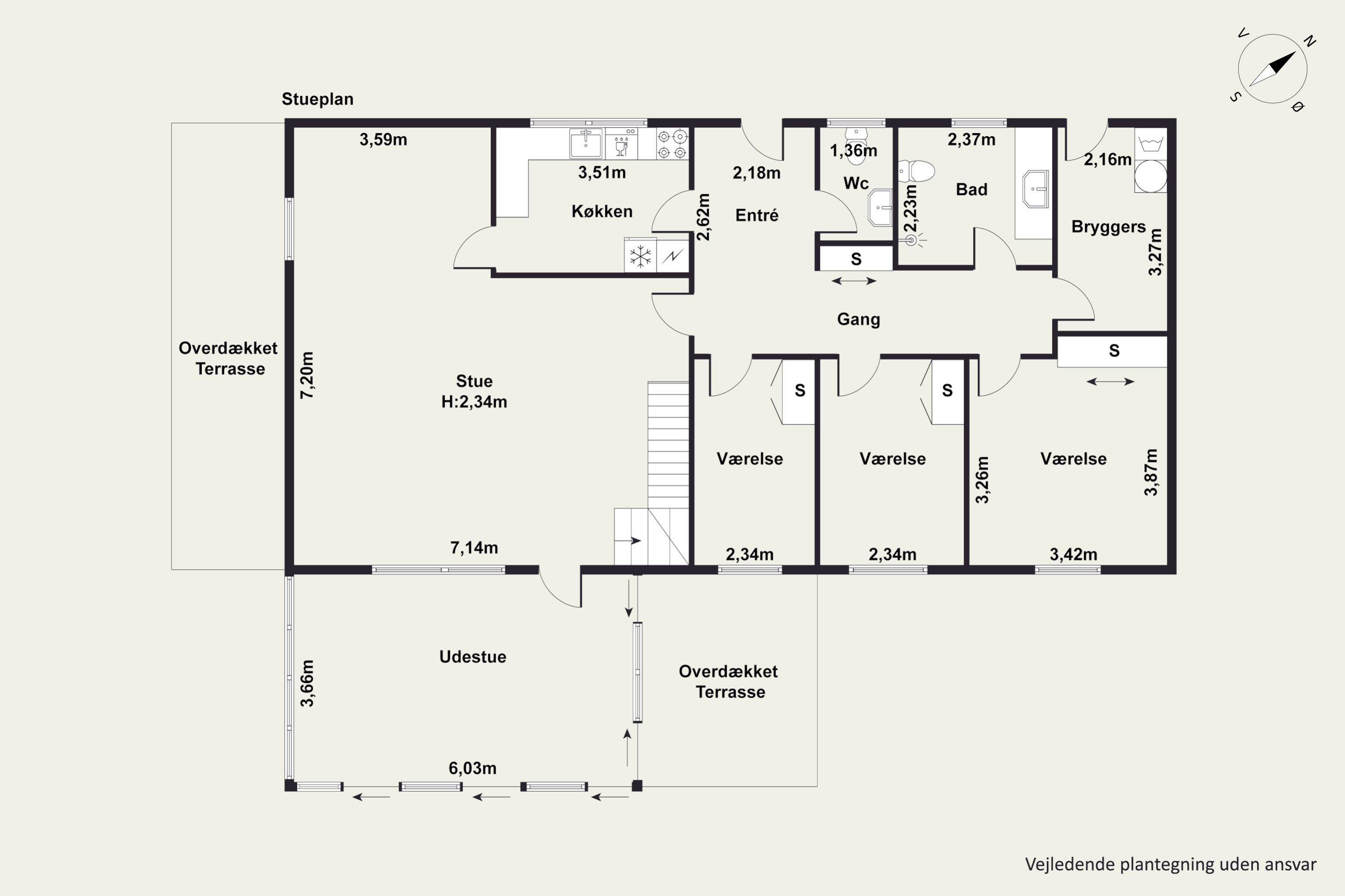 Plantegninger billede af Topasvej 27, 8541 Skødstrup