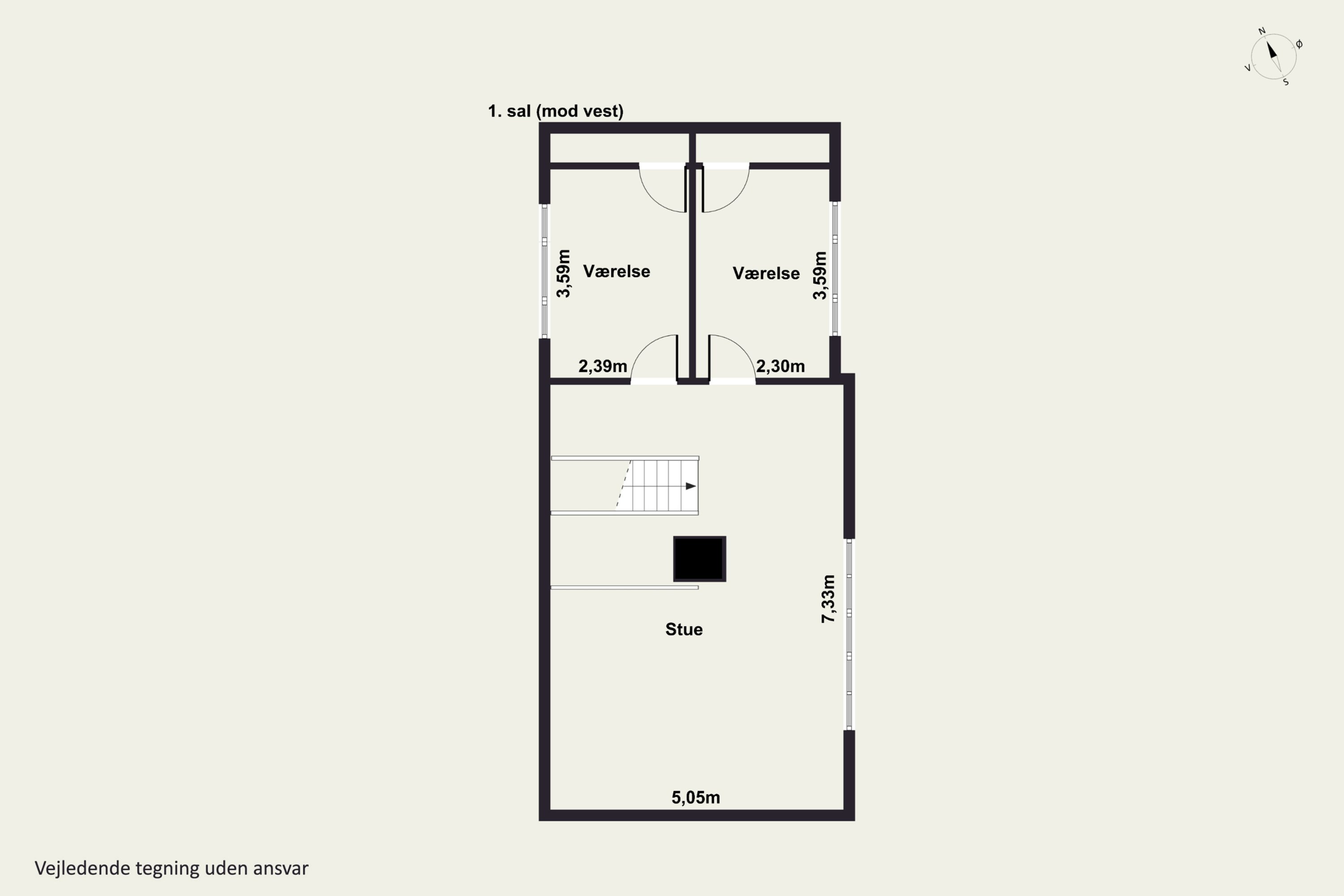 Plantegninger billede af Præstevej 2, Boddum, 7760 Hurup Thy