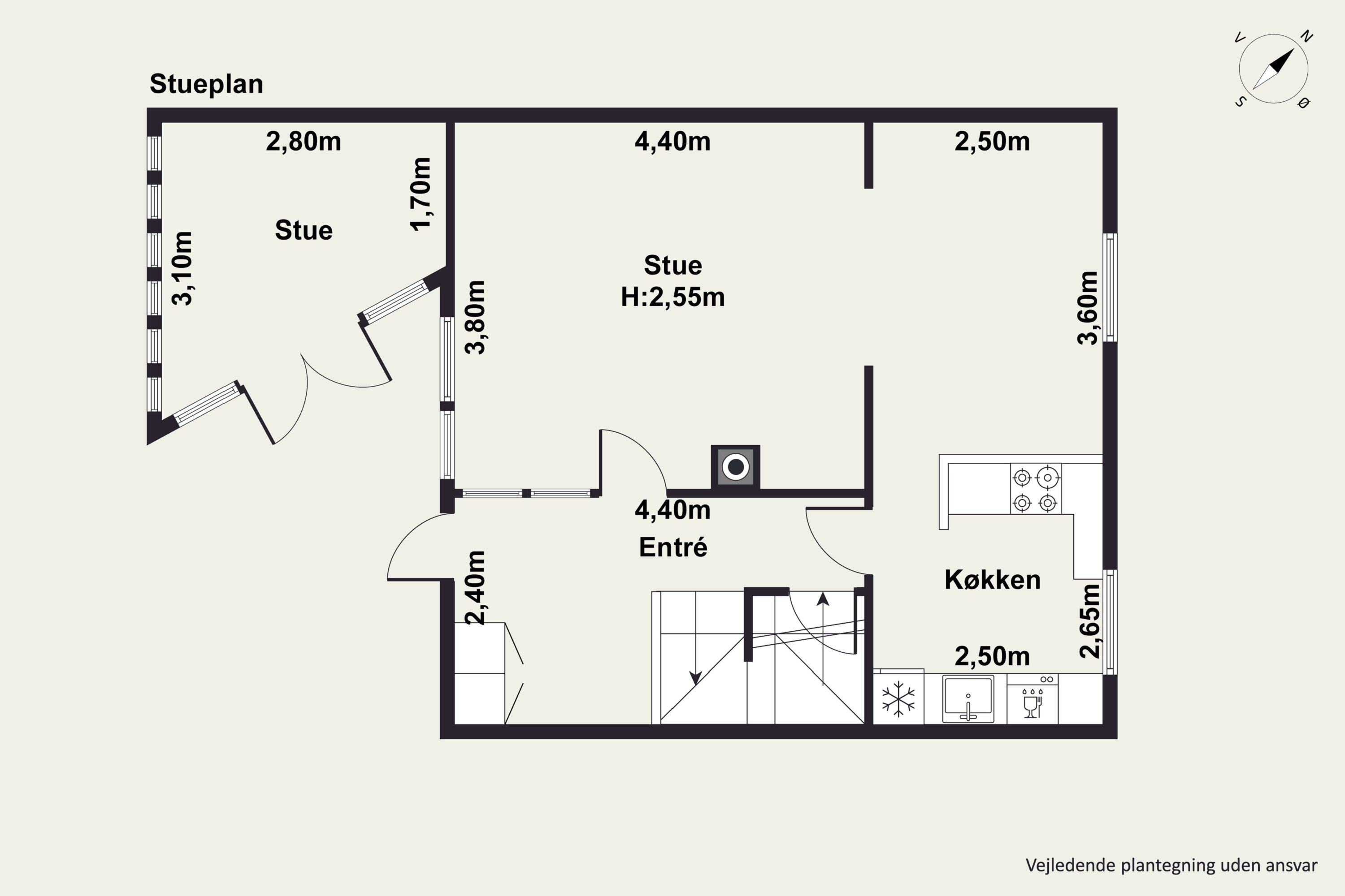 Plantegninger billede af Åbjergvej 12F, 2720 Vanløse