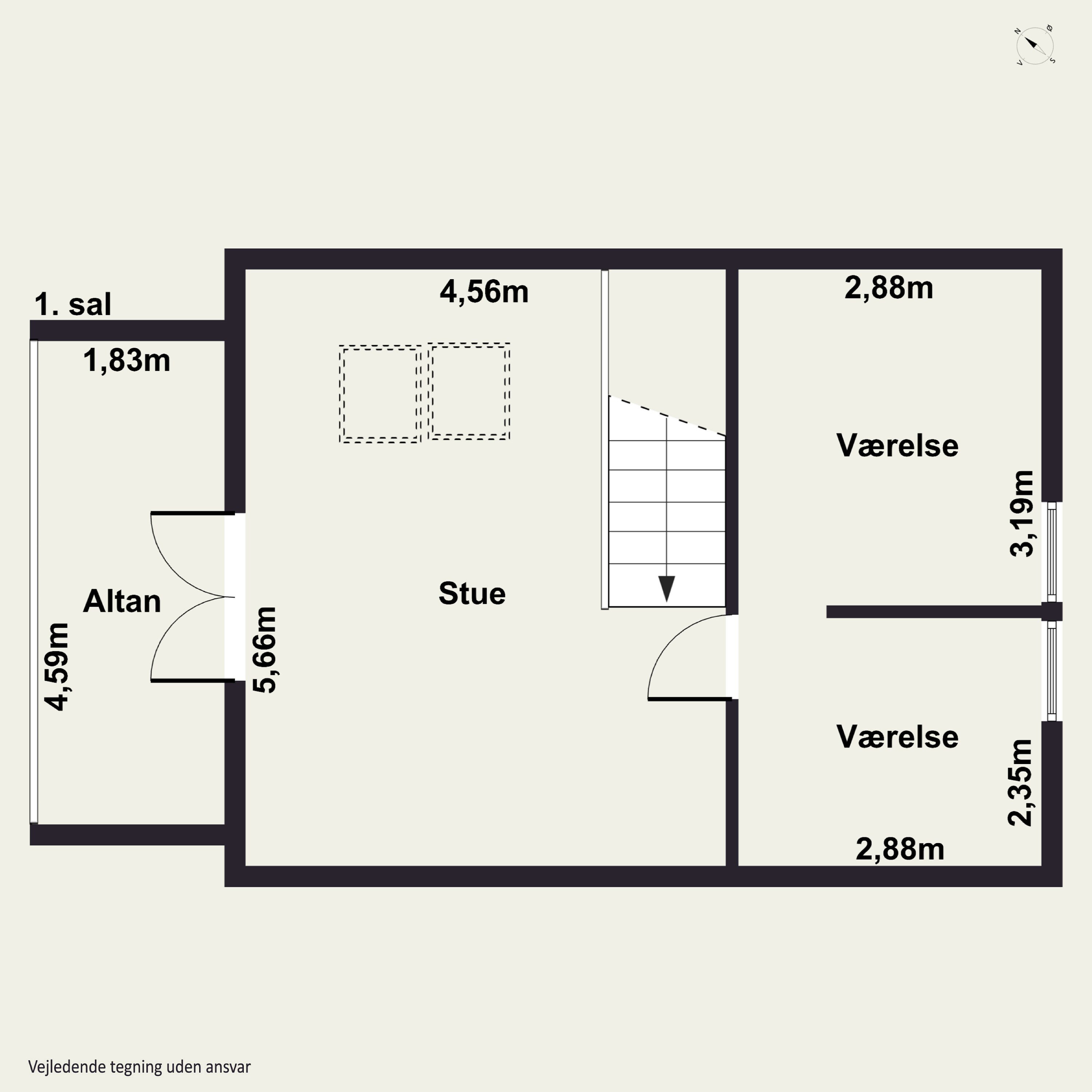 Plantegninger billede af Slude Strand 4A, 5871 Frørup