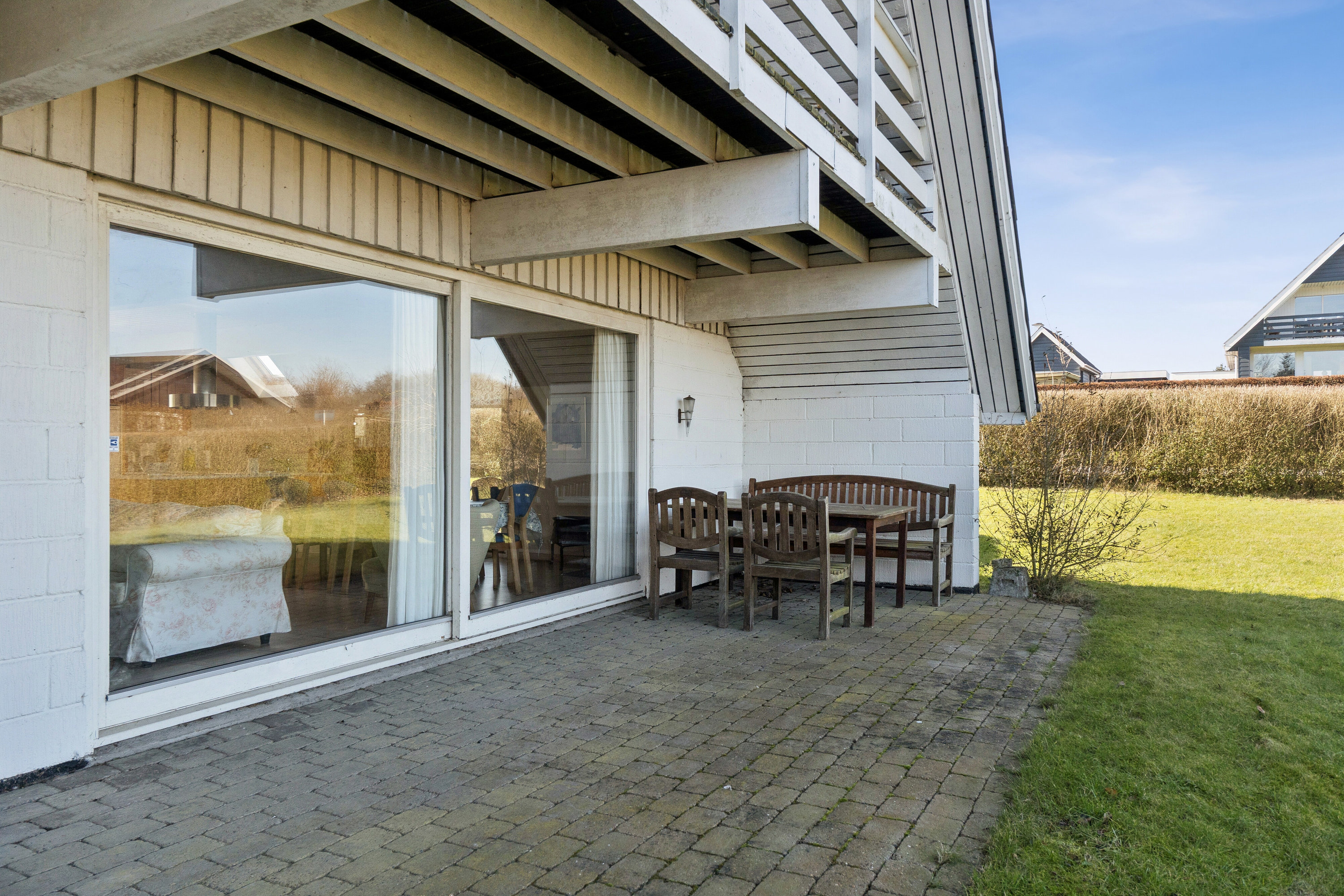 Fremhævet overdækket terrasse billede i fuldskærmstilstand. Billede af Slude Strand 4A, 5871 Frørup