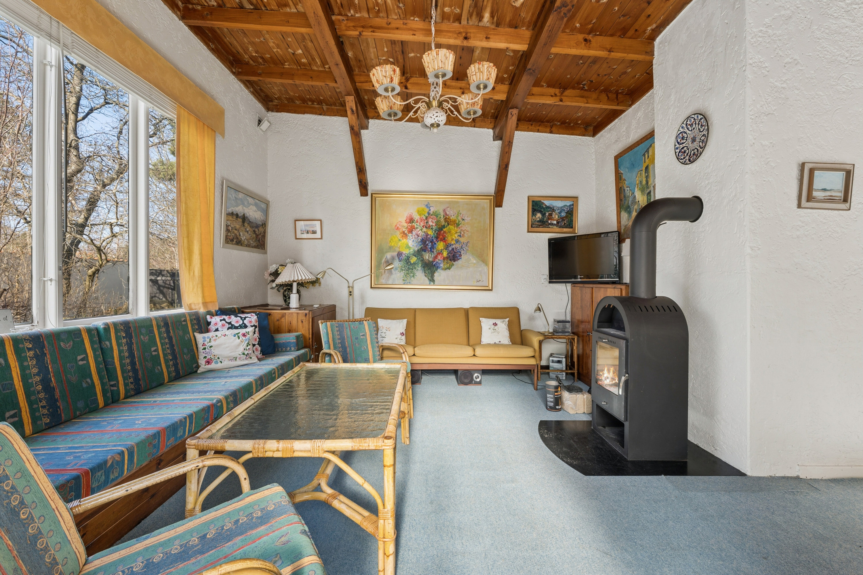 Fremhævet stue billede i fuldskærmstilstand. Billede af Søhusvej 22, 3100 Hornbæk