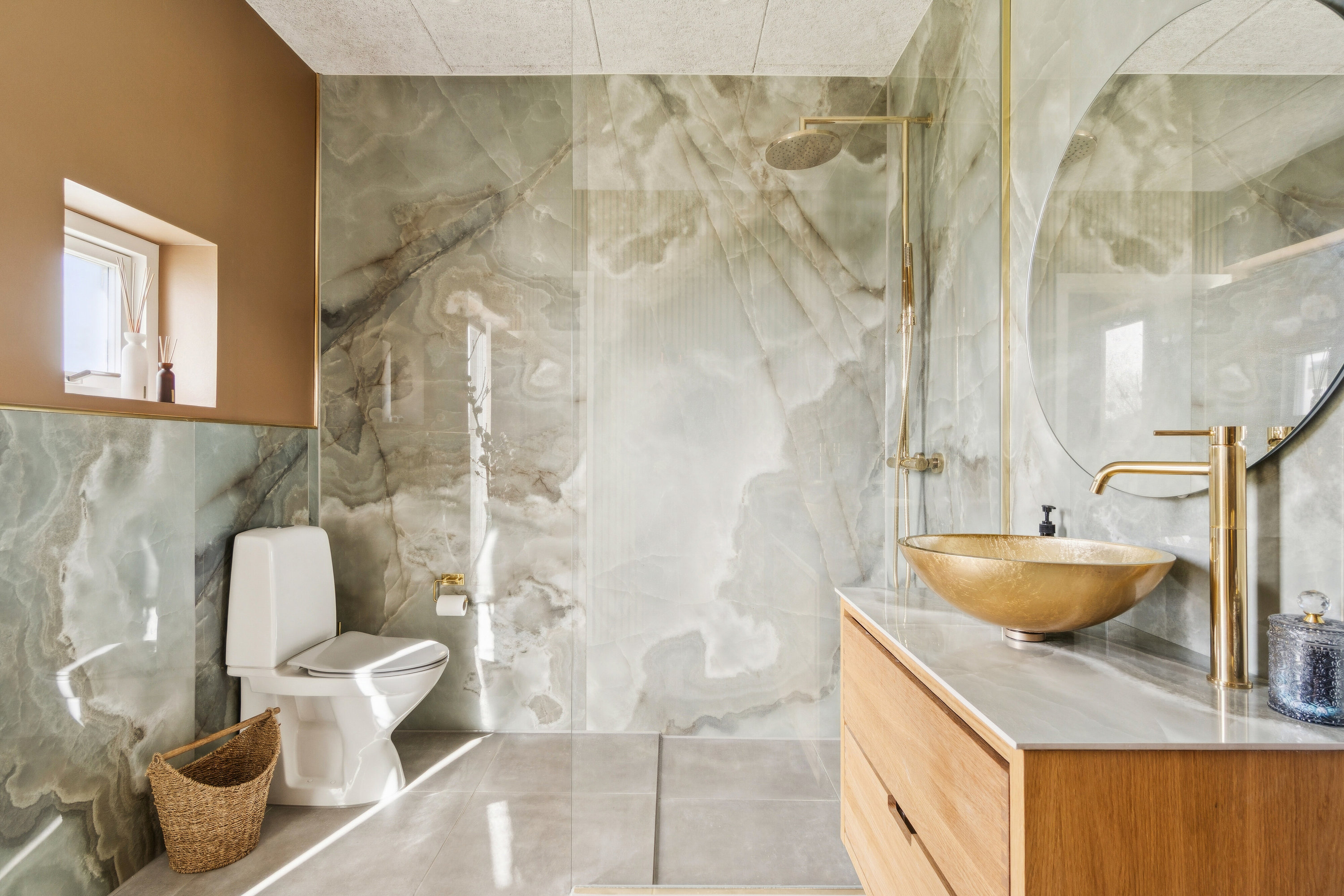 Fremhævet badeværelse billede i fuldskærmstilstand. Billede af Bytoften 99, Tjørring, 7400 Herning