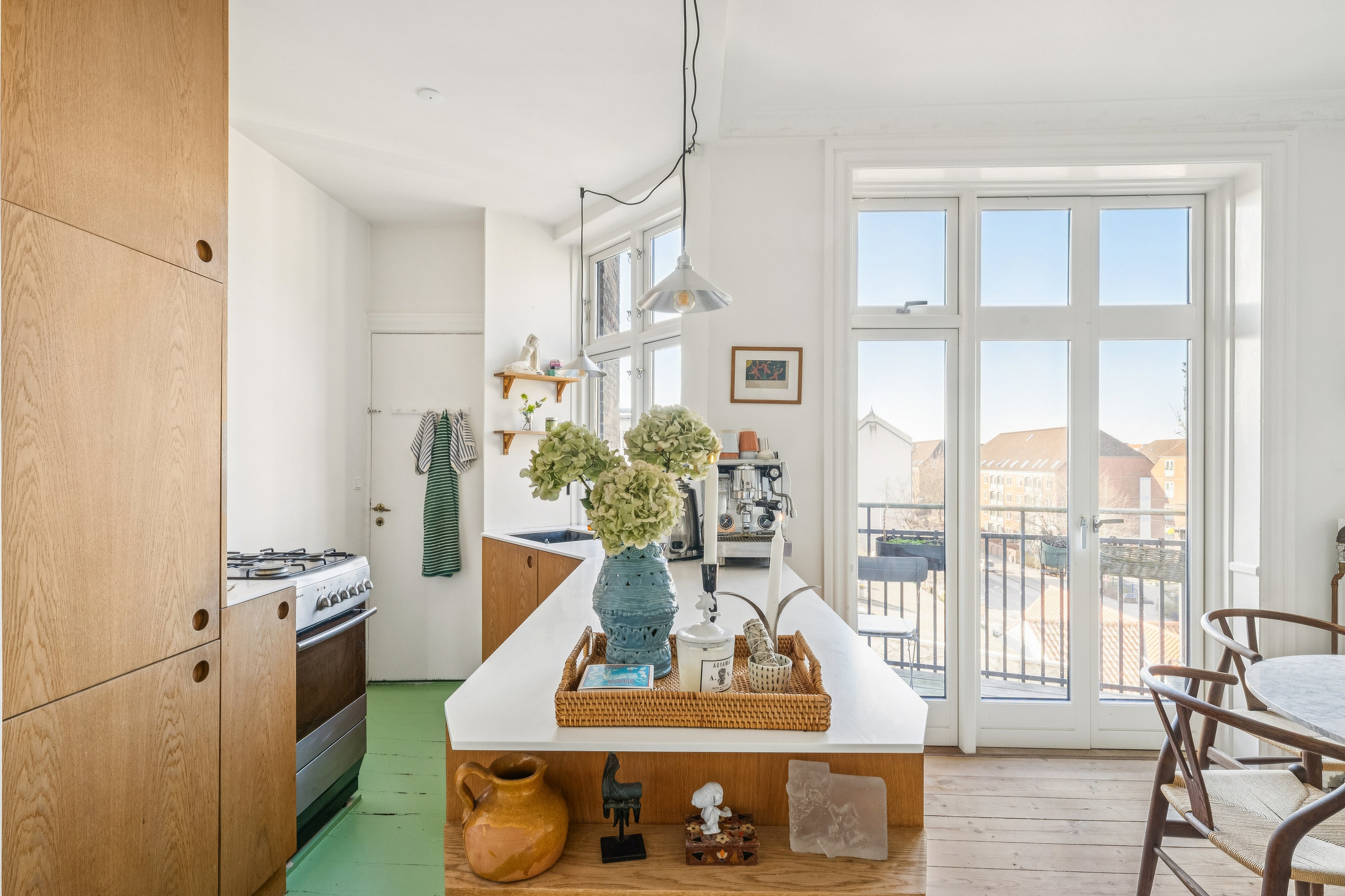 Fremhævet spisestue billede i fuldskærmstilstand. Billede af Ungarnsgade 4, 4. th., 2300 København S