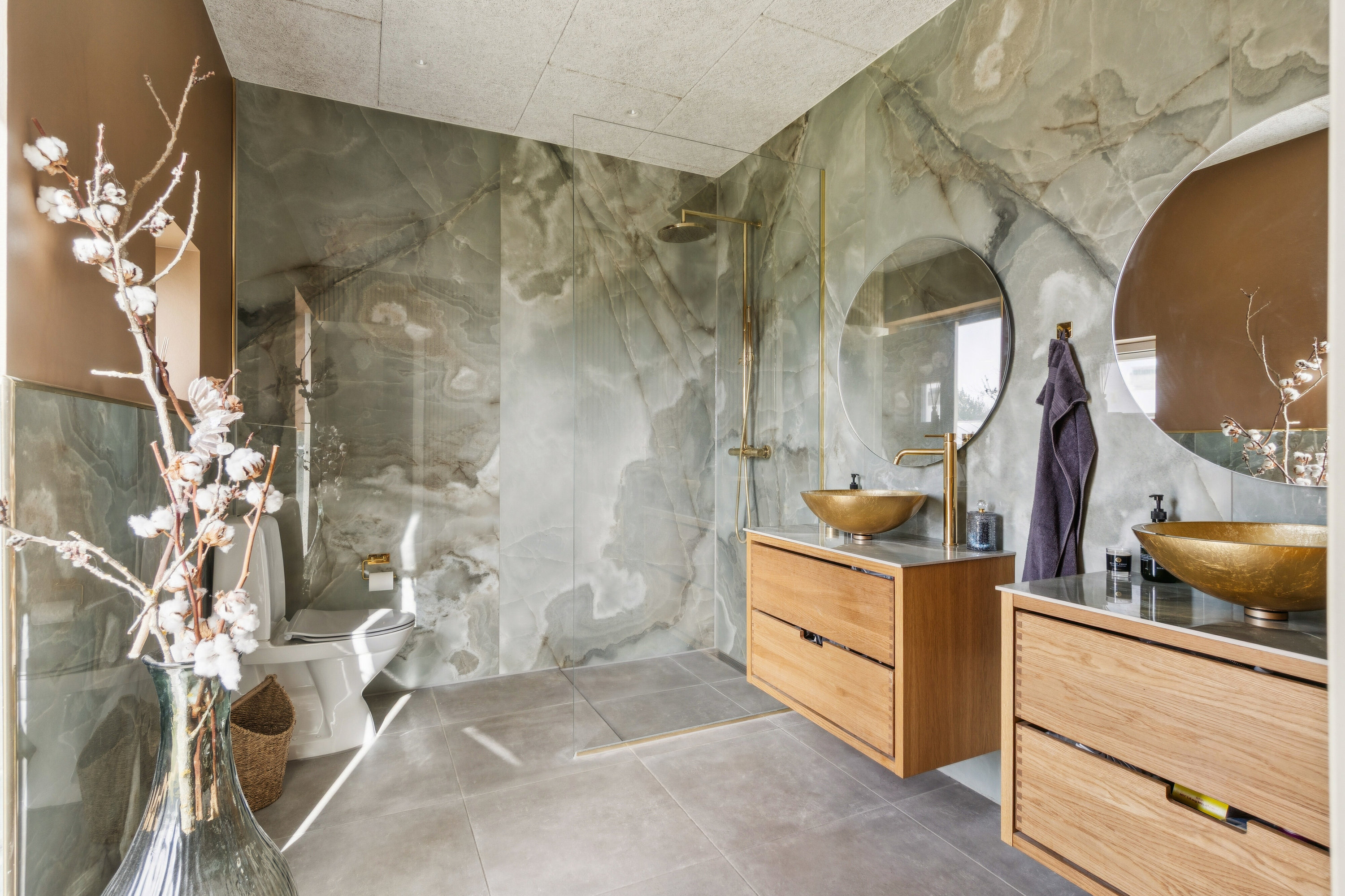 Fremhævet badeværelse billede i fuldskærmstilstand. Billede af Bytoften 99, Tjørring, 7400 Herning