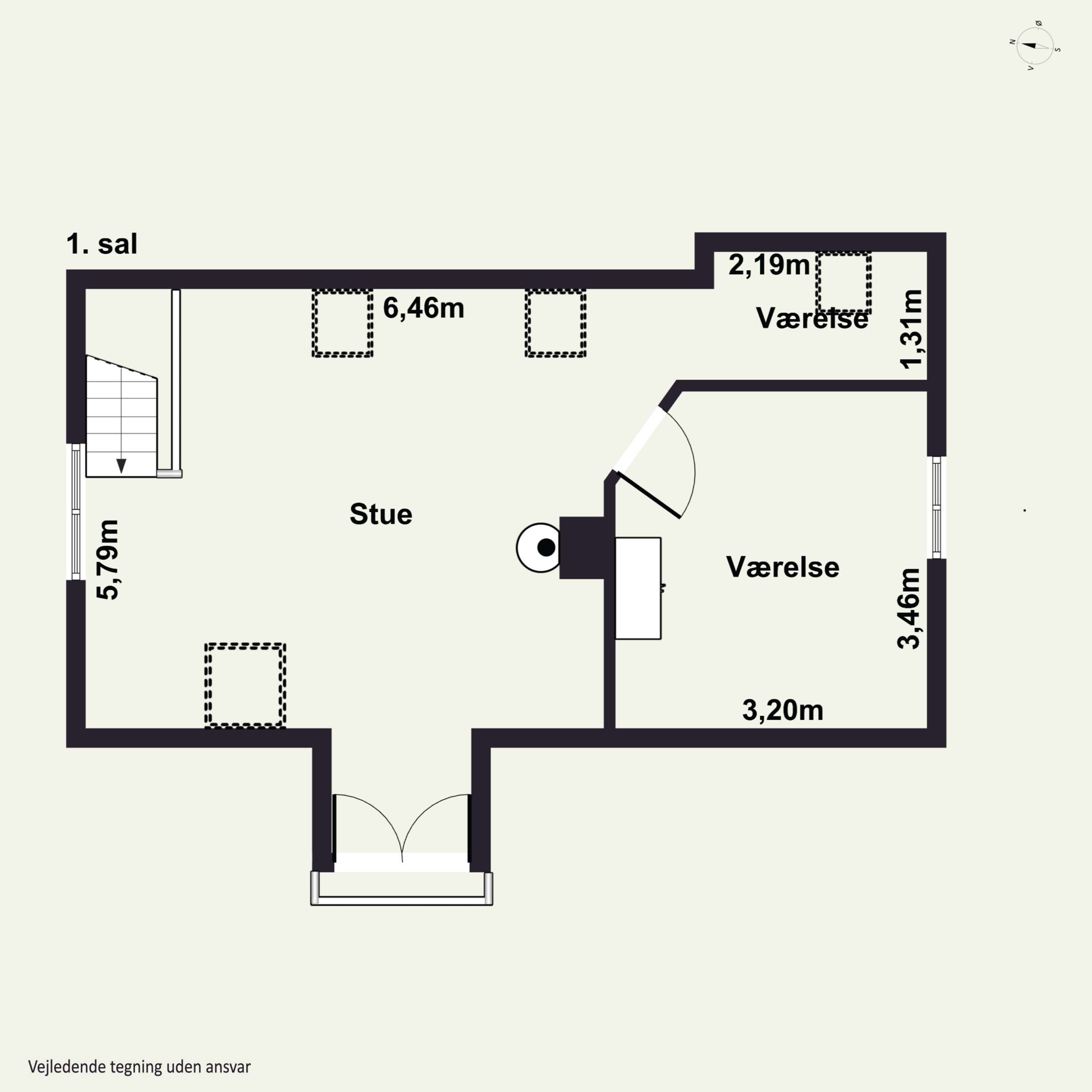 Plantegninger billede af Vesterhavsgade 121, Vorupør, 7700 Thisted