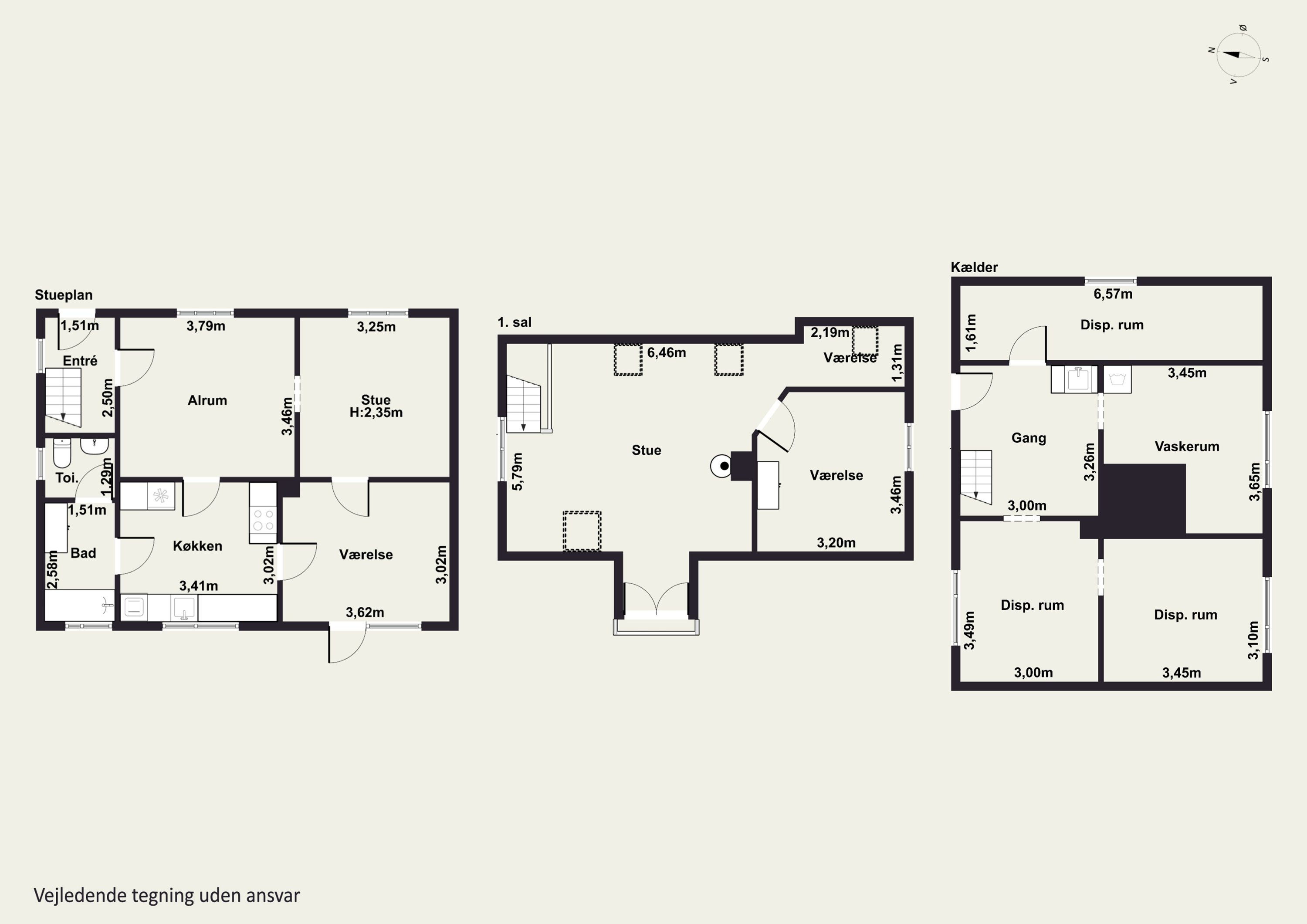 Plantegninger billede af Vesterhavsgade 121, Vorupør, 7700 Thisted