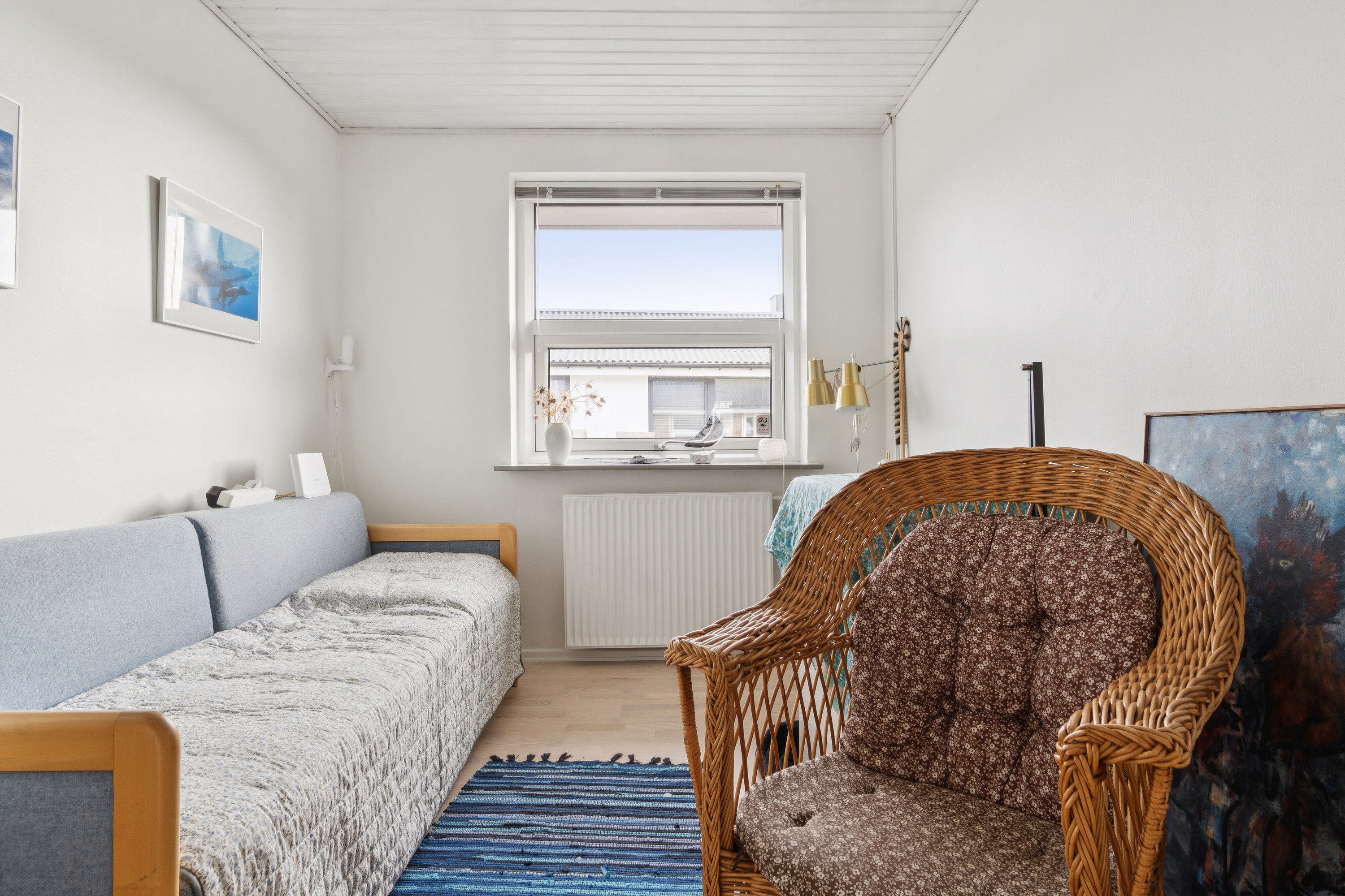 Fremhævet soveværelse billede i fuldskærmstilstand. Billede af Bybakken 45, Ræhr, 7730 Hanstholm