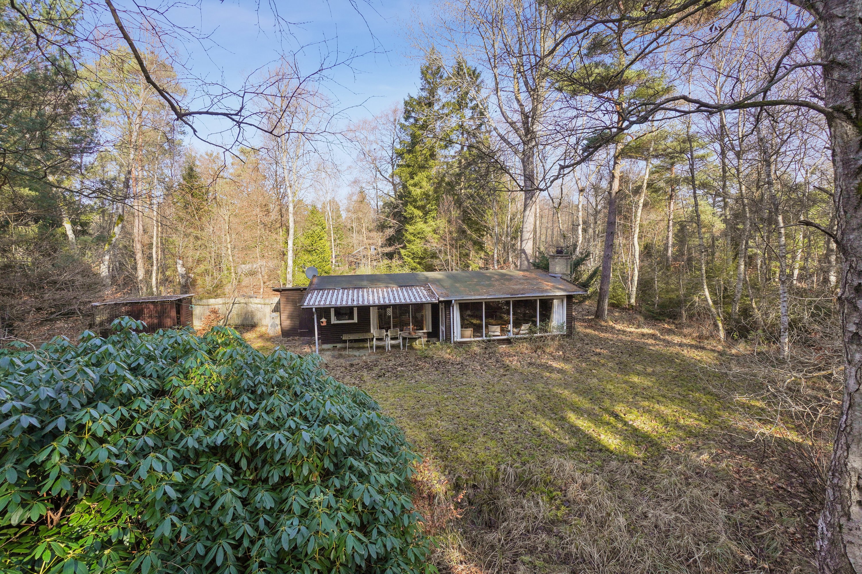 Fremhævet set fra haven billede i fuldskærmstilstand. Billede af Ranunkelstien 3, Sandet, 3300 Frederiksværk