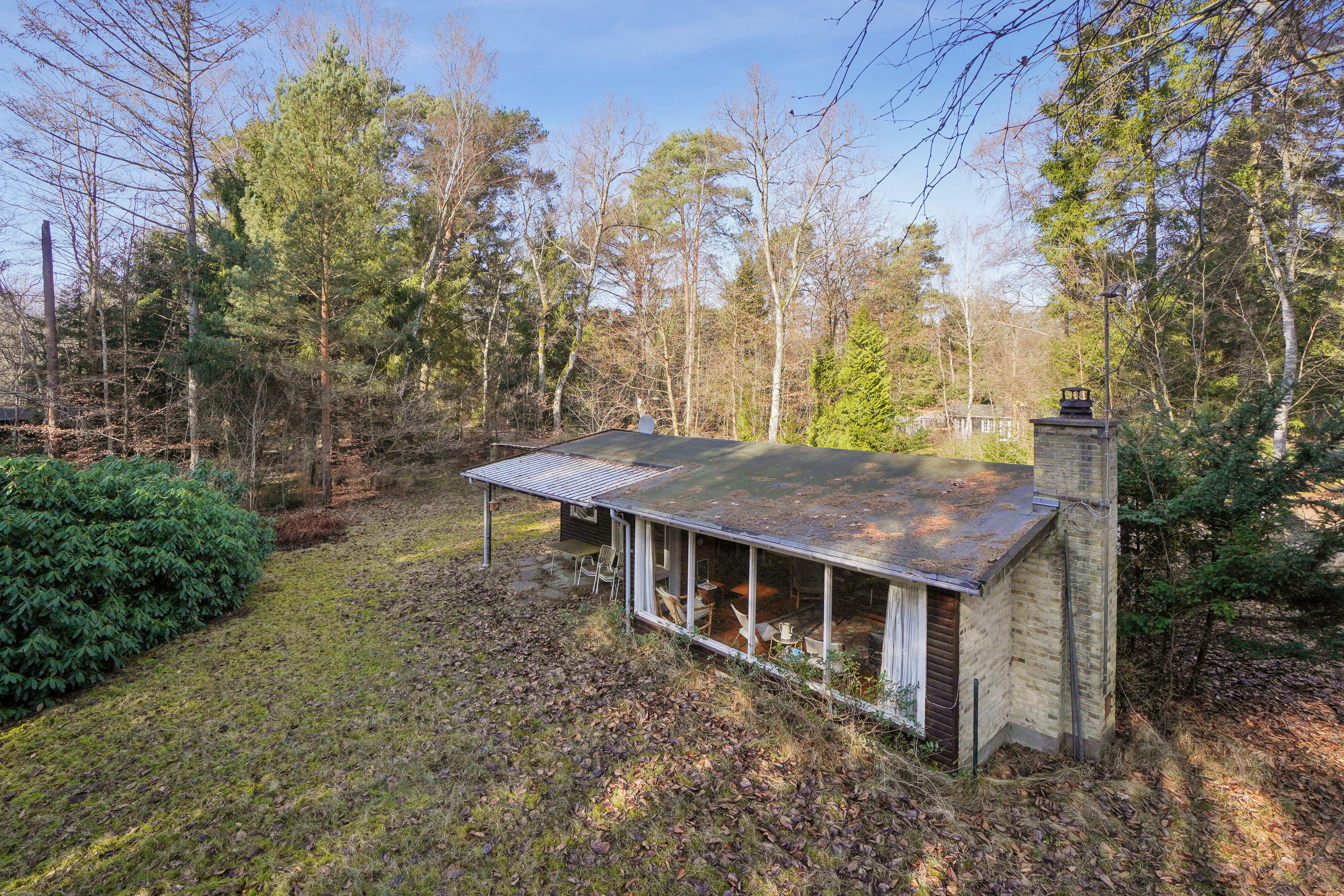 Fremhævet set fra haven billede i fuldskærmstilstand. Billede af Ranunkelstien 3, Sandet, 3300 Frederiksværk