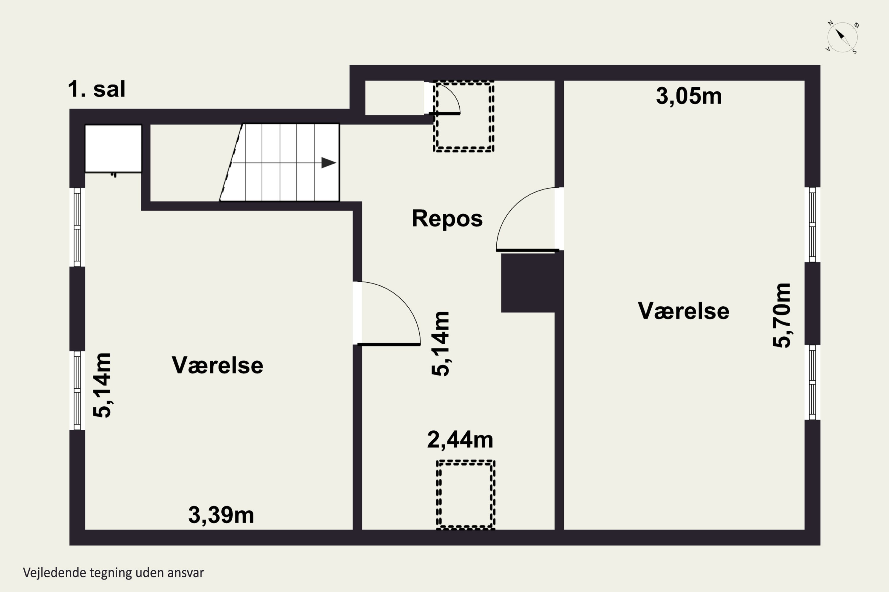Plantegninger billede af Bakkekammen 1, 4560 Vig