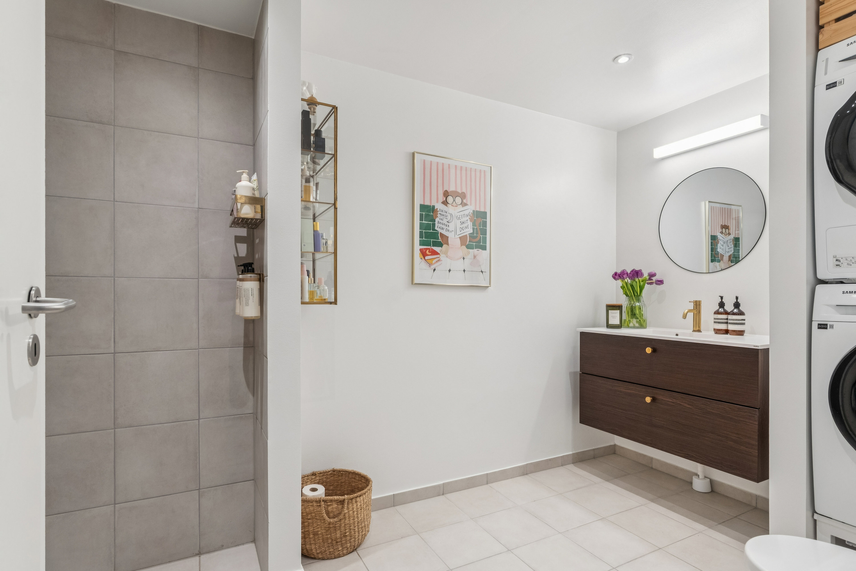 Fremhævet badeværelse billede i fuldskærmstilstand. Billede af Kirkebjerg Parkvej 10A, 3. th., 2605 Brøndby