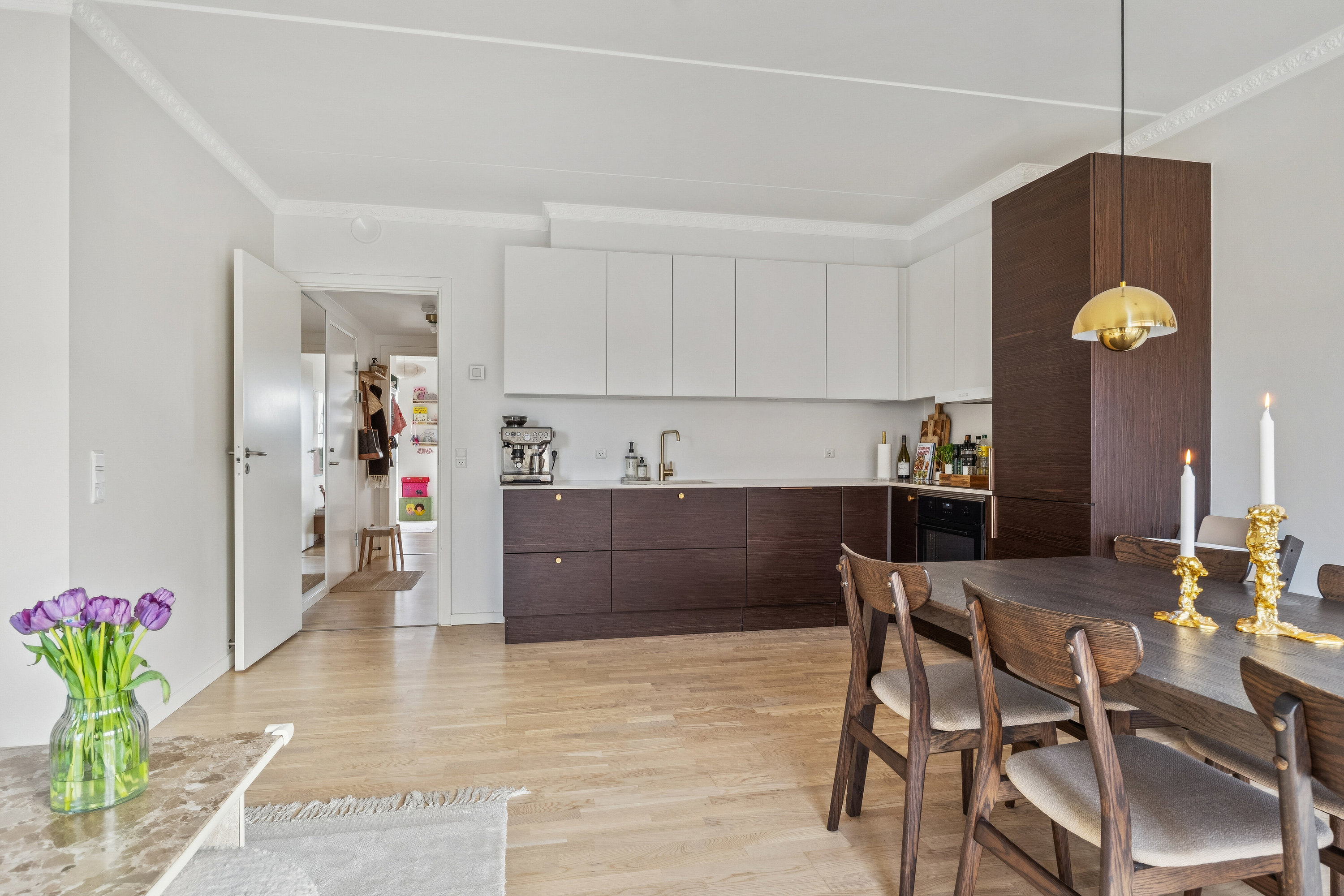 Fremhævet spisestue billede i fuldskærmstilstand. Billede af Kirkebjerg Parkvej 10A, 3. th., 2605 Brøndby