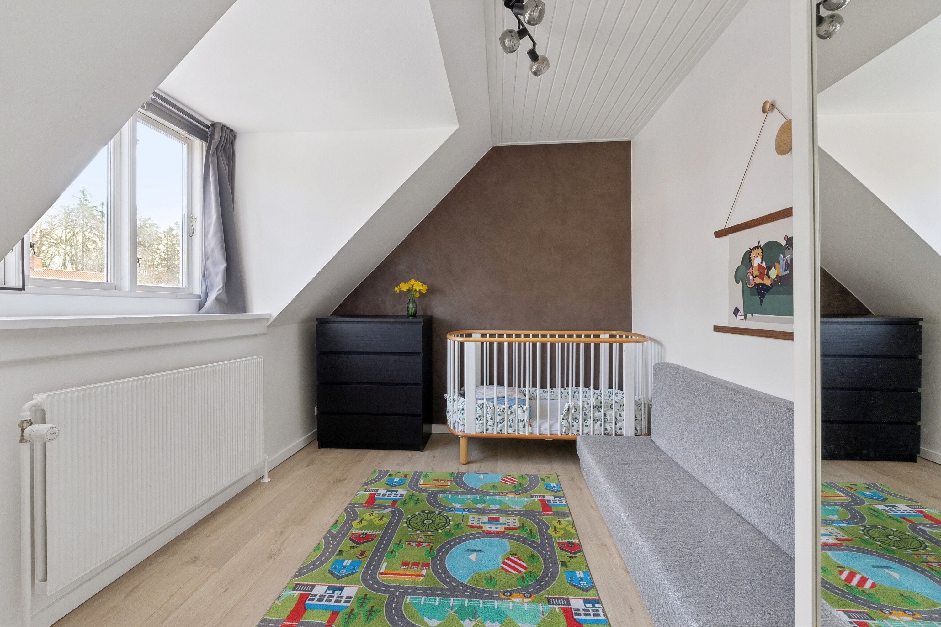 Fremhævet børneværelse billede i fuldskærmstilstand. Billede af Lyngtoften 26, 2800 Kongens Lyngby