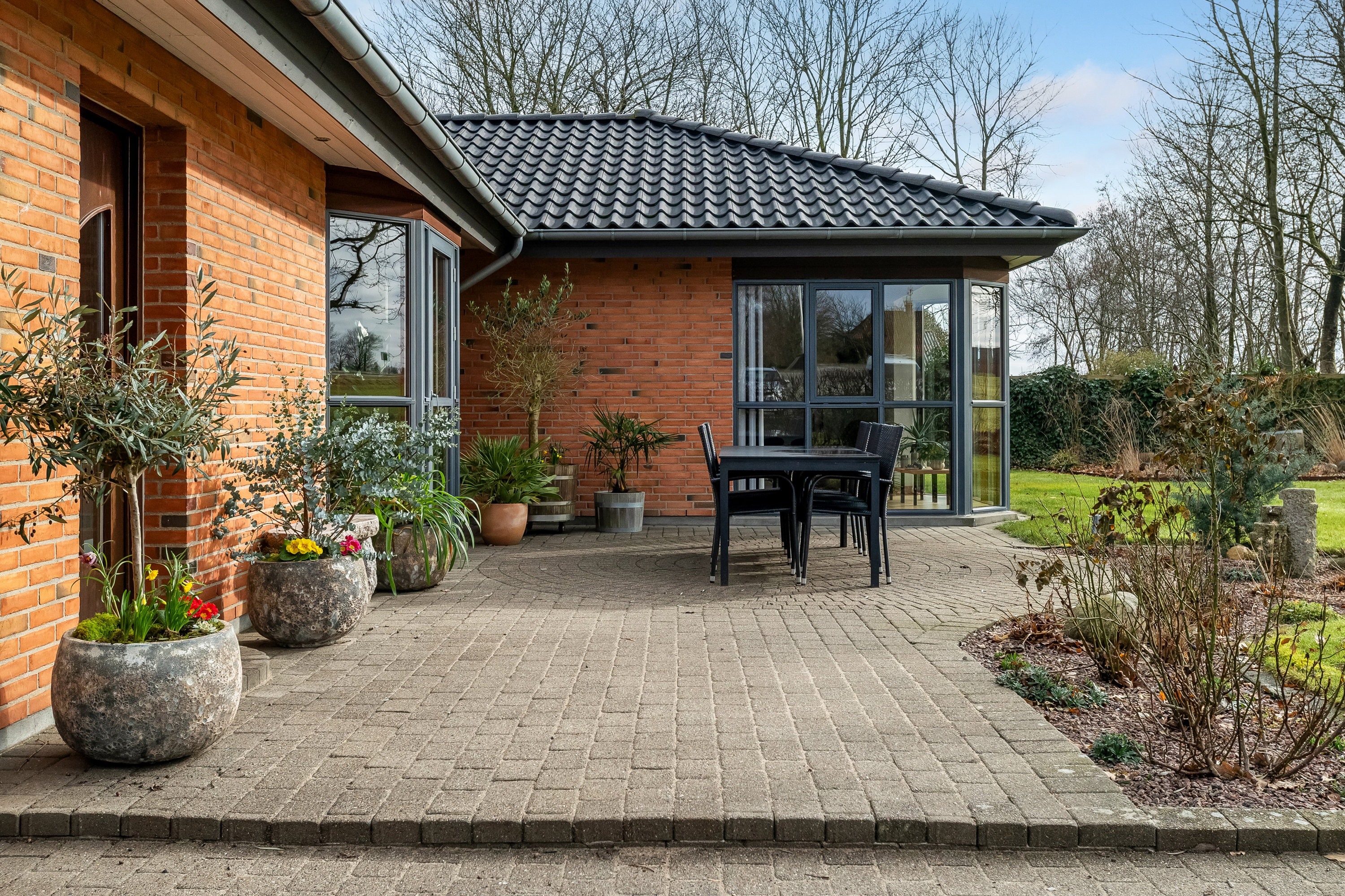 Fremhævet terrasse billede i fuldskærmstilstand. Billede af Skjernvej 153, 7500 Holstebro