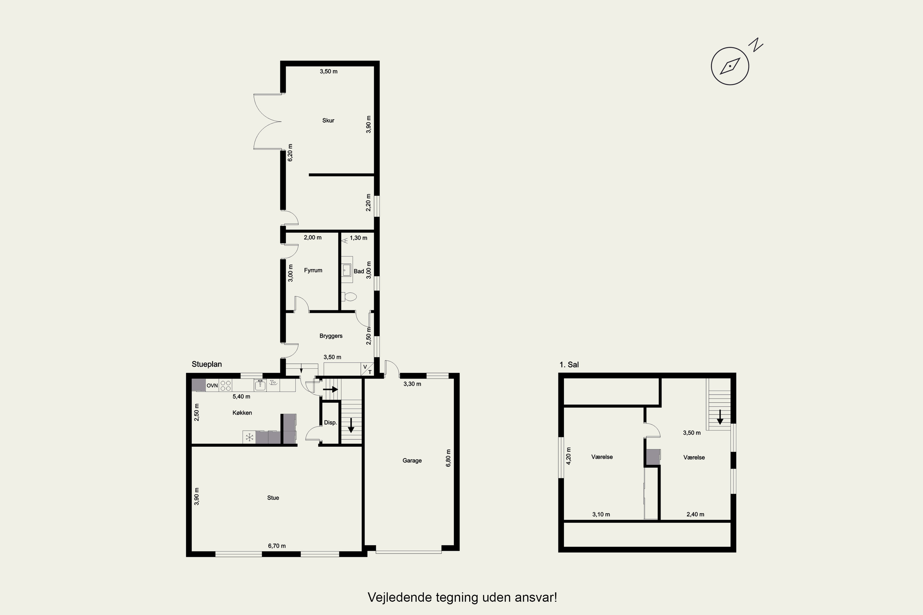 Plantegninger billede af Ahornvej 19, Nordenskov, 6800 Varde