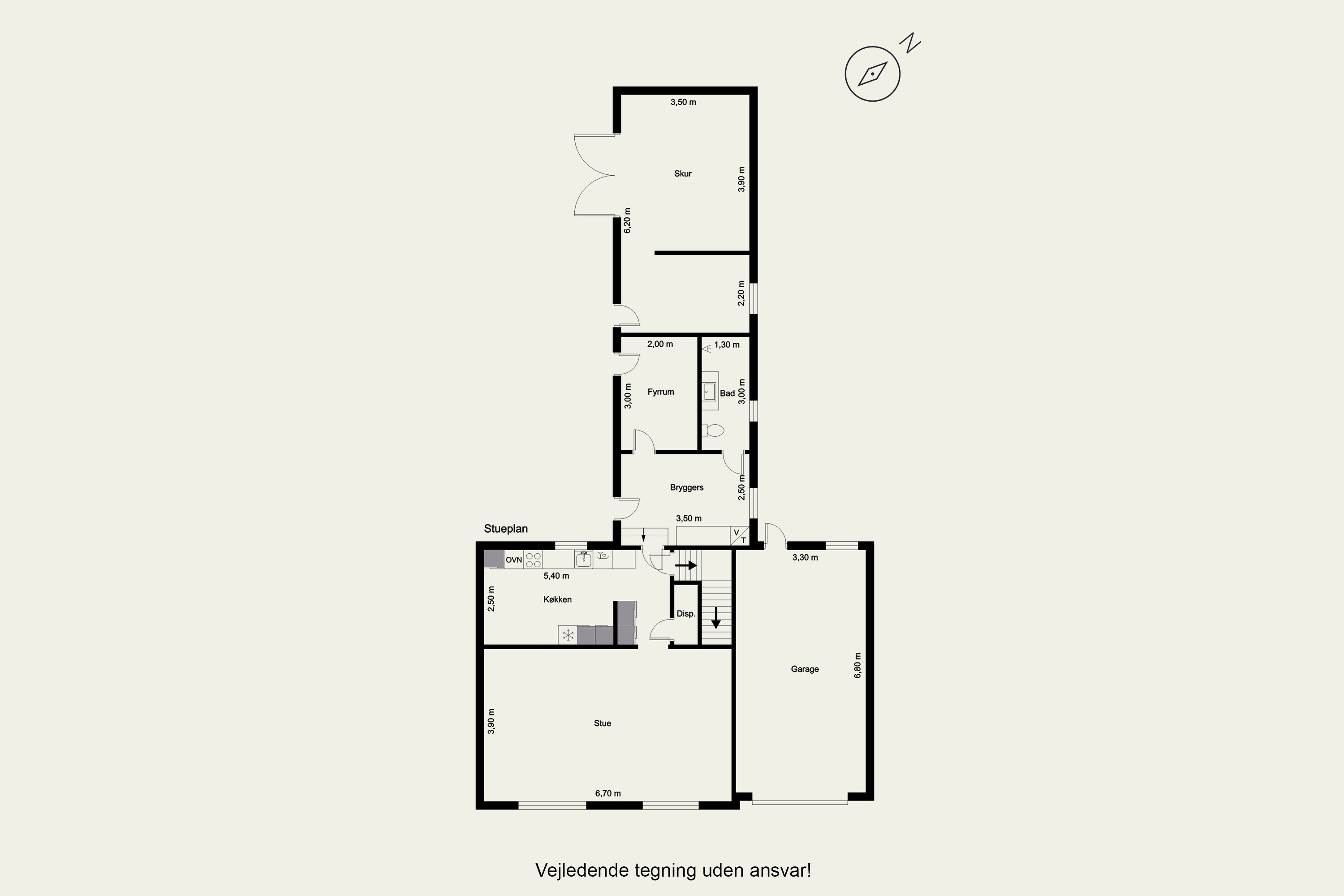 Plantegninger billede af Ahornvej 19, Nordenskov, 6800 Varde