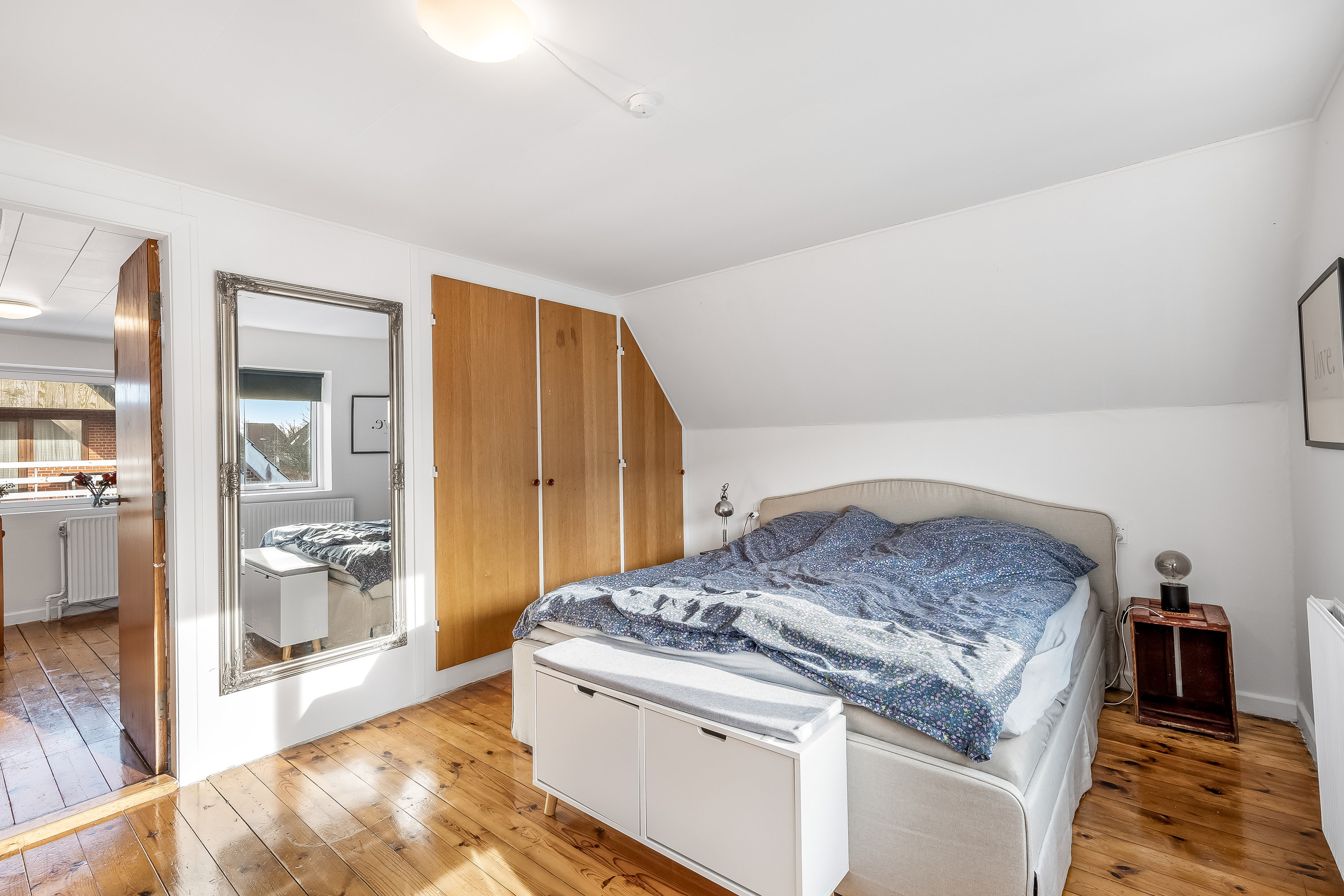 Fremhævet soveværelse billede i fuldskærmstilstand. Billede af Ahornvej 19, Nordenskov, 6800 Varde