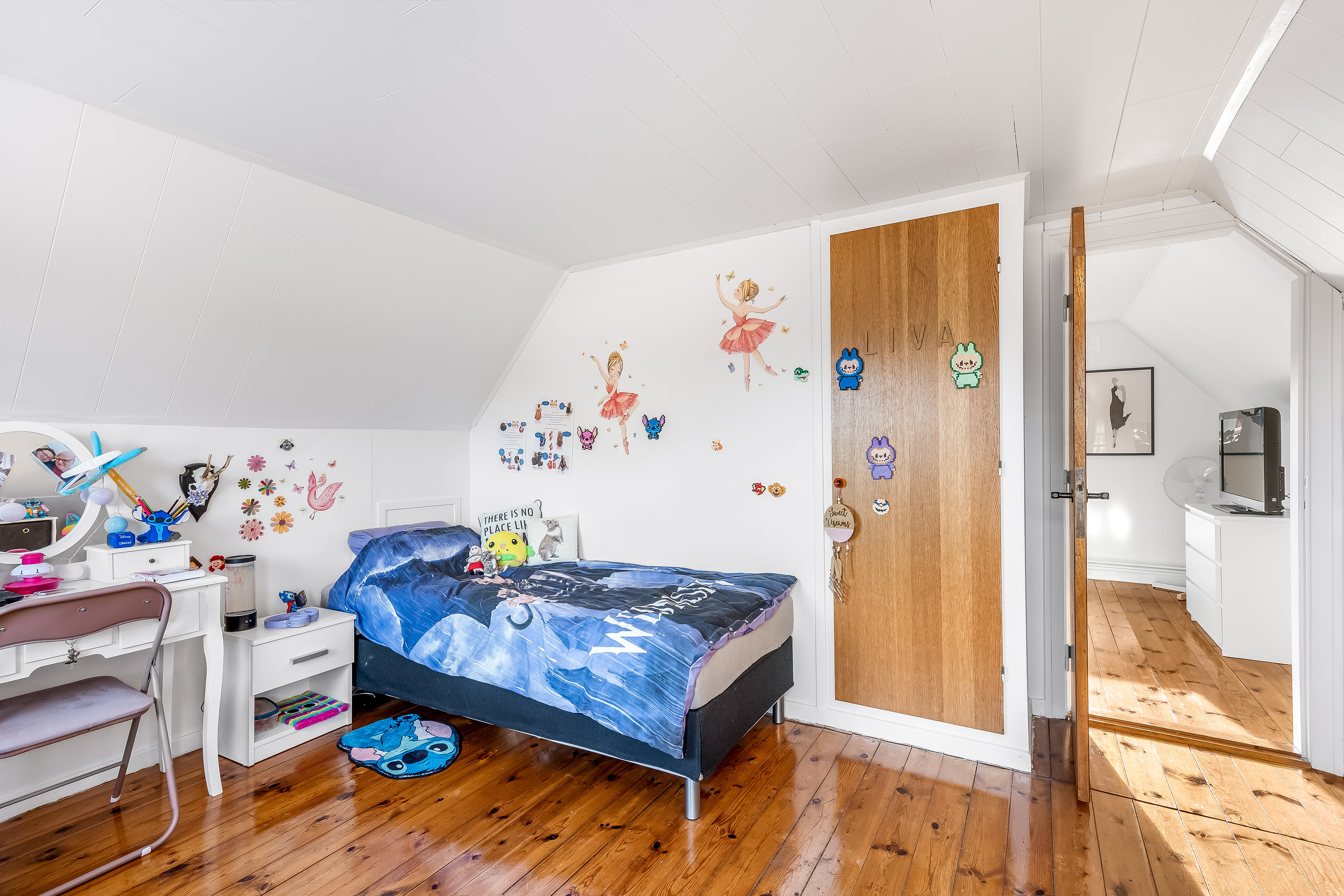 Fremhævet soveværelse billede i fuldskærmstilstand. Billede af Ahornvej 19, Nordenskov, 6800 Varde