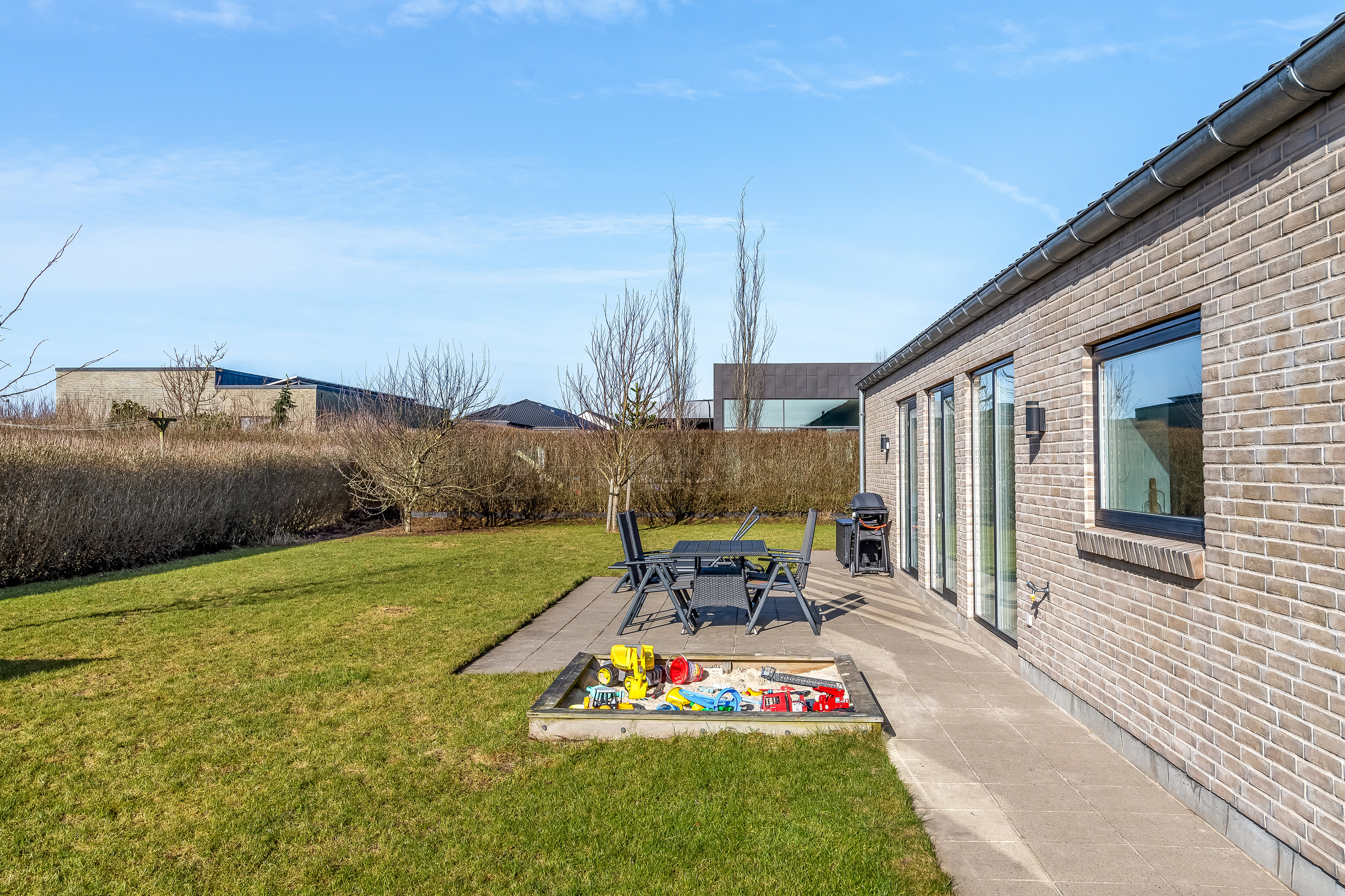 Fremhævet terrasse billede i fuldskærmstilstand. Billede af Kusken 33, Mejrup, 7500 Holstebro