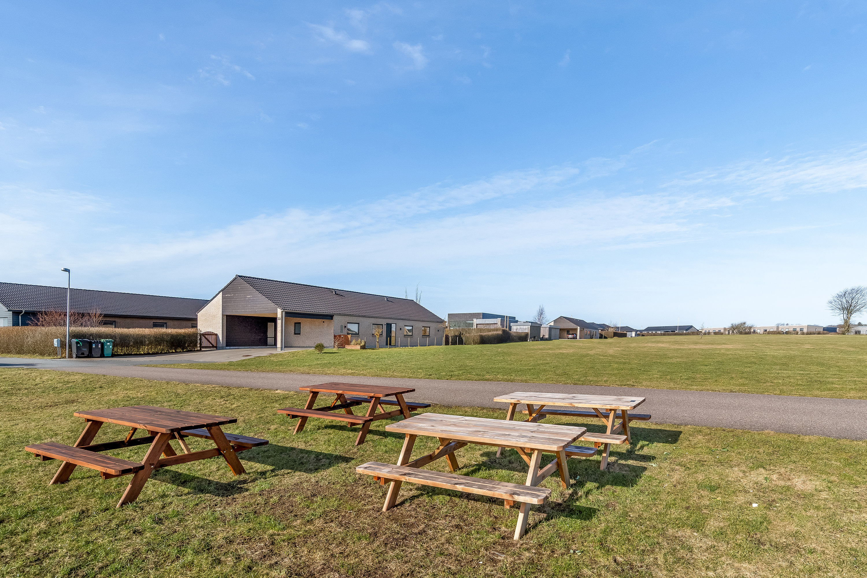 Fremhævet udenomsarealer billede i fuldskærmstilstand. Billede af Kusken 33, Mejrup, 7500 Holstebro