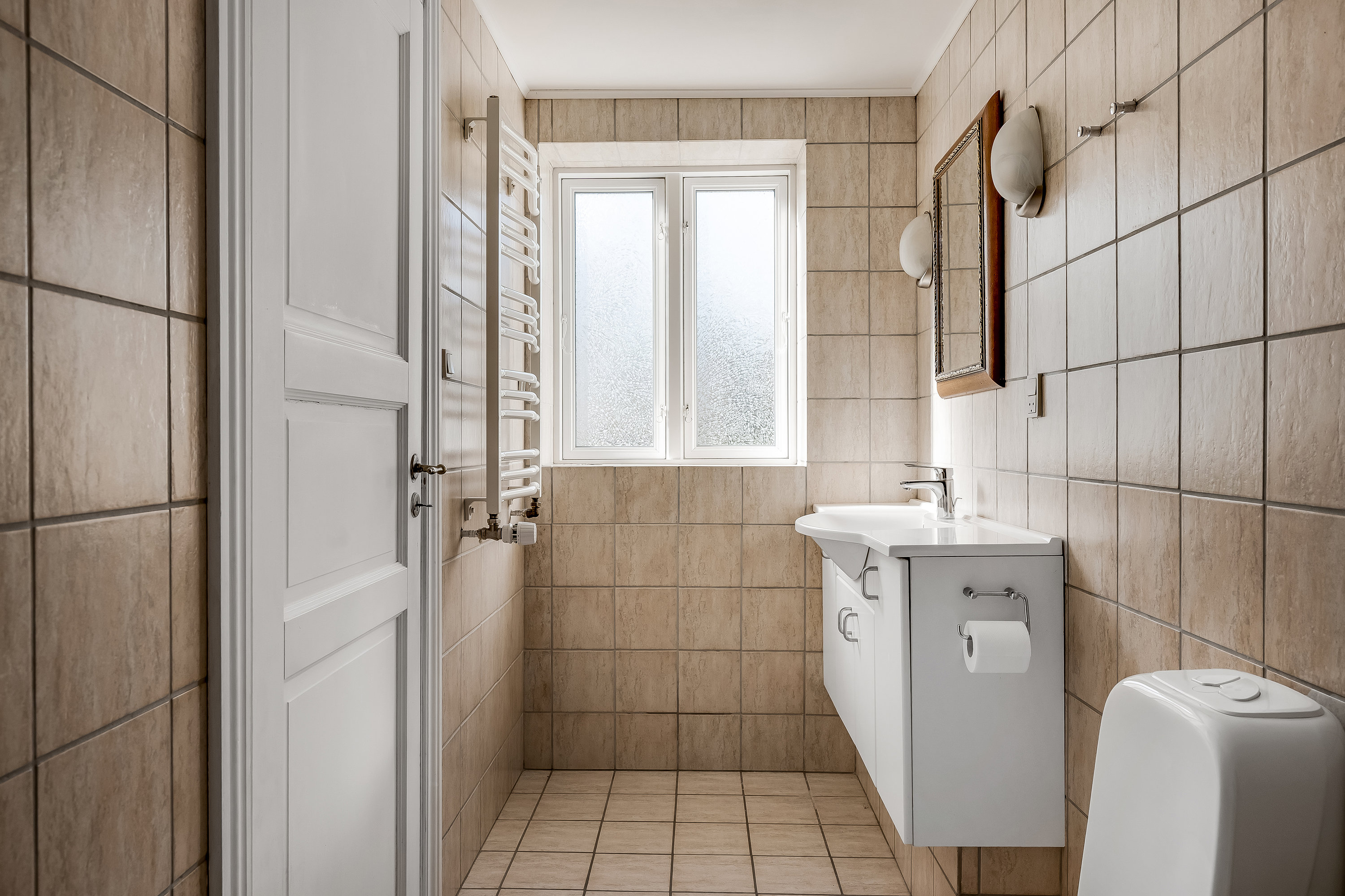 Fremhævet badeværelse billede i fuldskærmstilstand. Billede af Sønderbyvej 7, Møgeltønder, 6270 Tønder