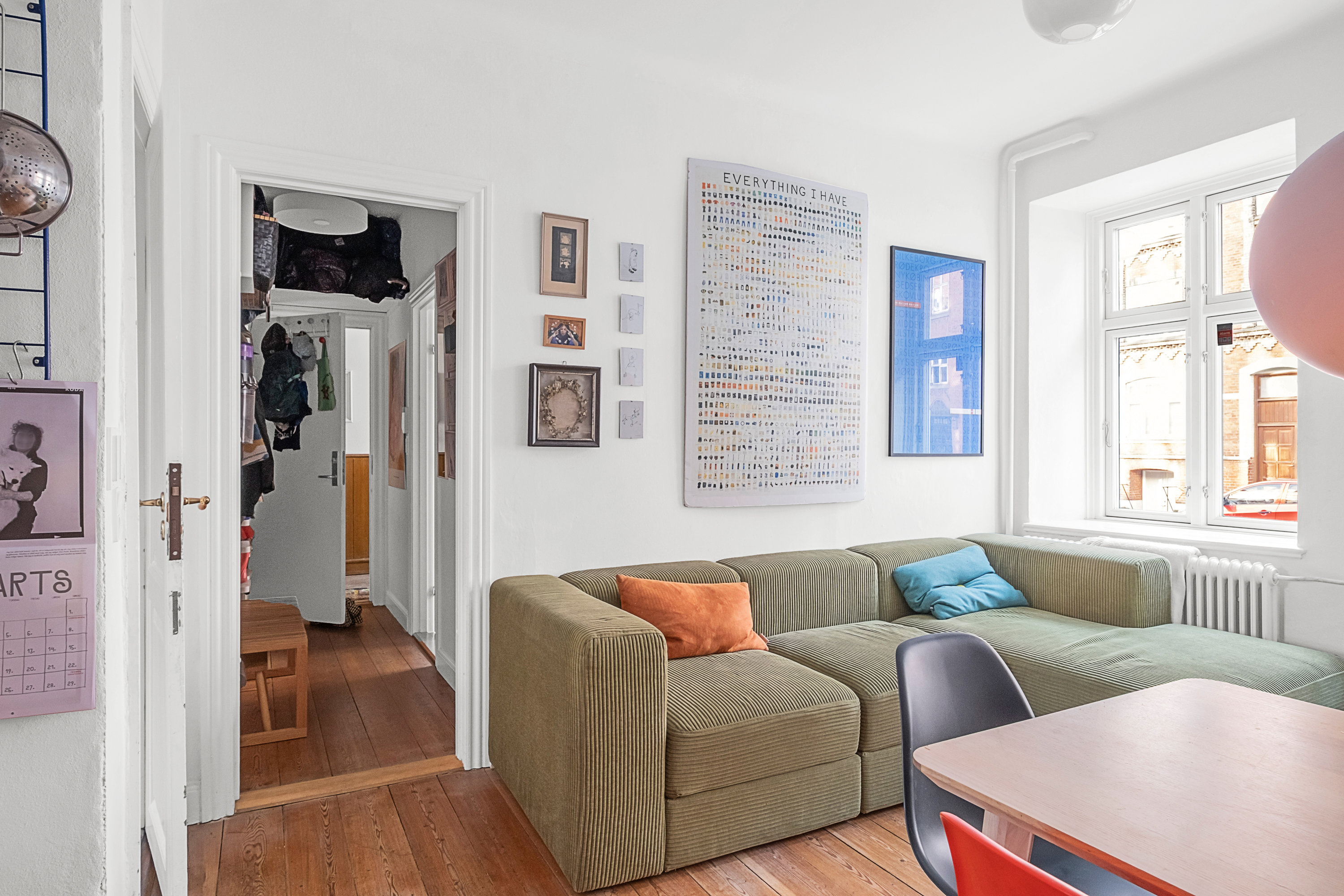 Fremhævet stue billede i fuldskærmstilstand. Billede af Odensegade 40, st.., 8000 Aarhus C