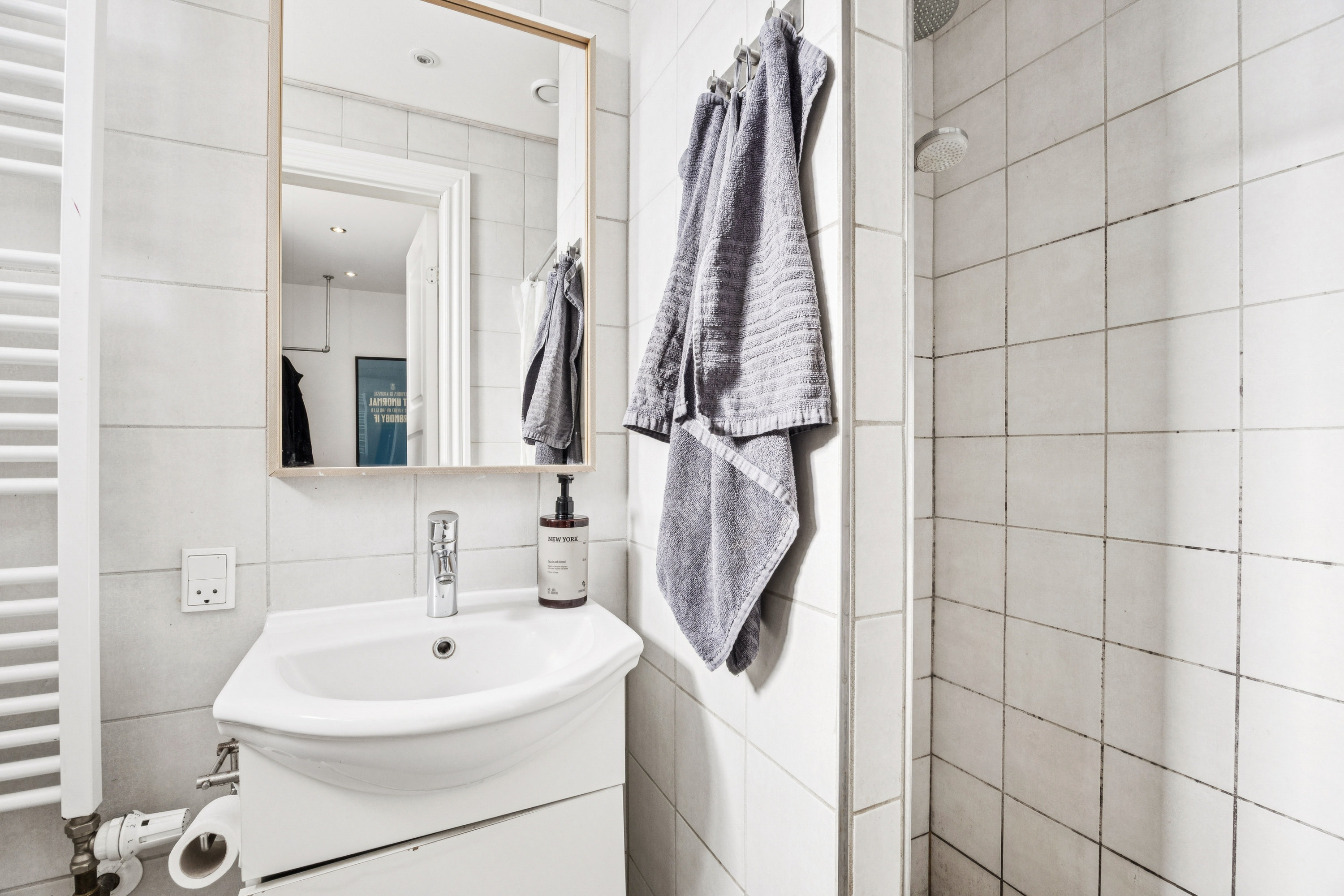 Fremhævet badeværelse billede i fuldskærmstilstand. Billede af Chr. Richtersgade 20, 4660 Store Heddinge