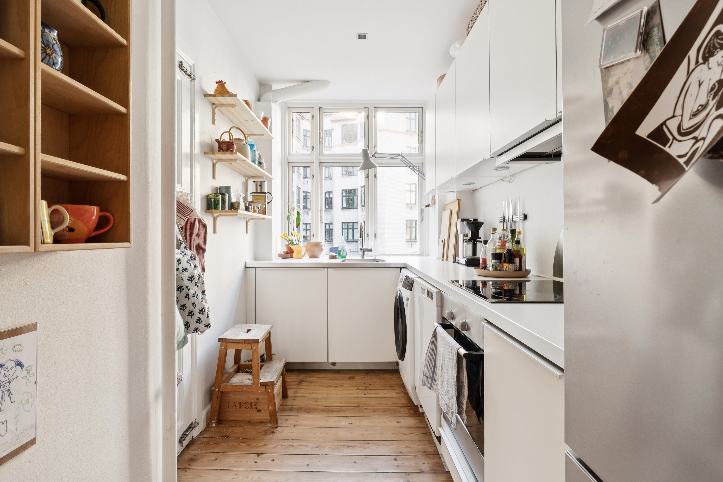 Fremhævet køkken billede i fuldskærmstilstand. Billede af Silkeborggade 43, 1. th., 2100 København Ø