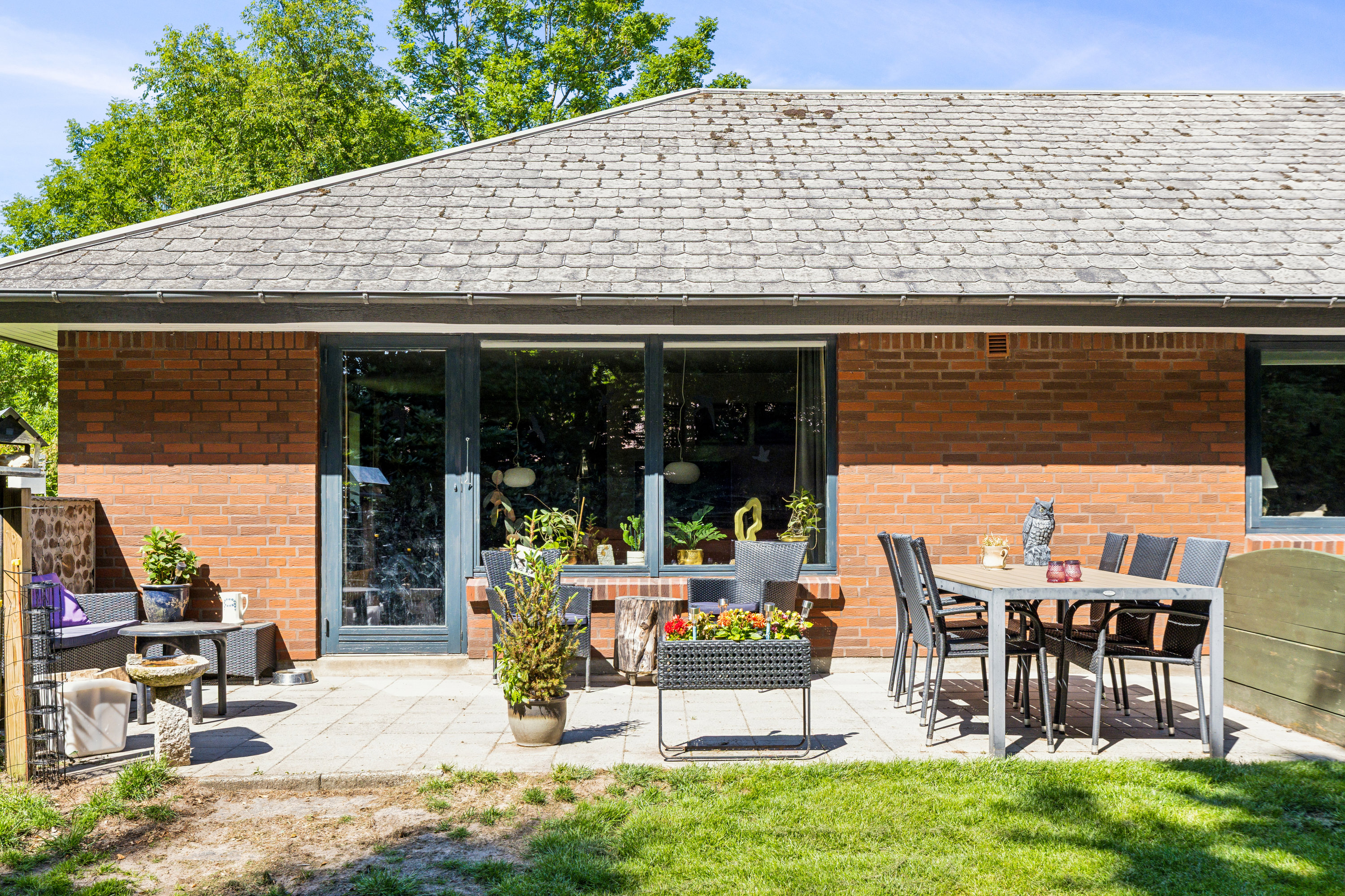 Fremhævet terrasse billede i fuldskærmstilstand. Billede af V Vedsted Byvej 18A, Vester Vedsted, 6760 Ribe