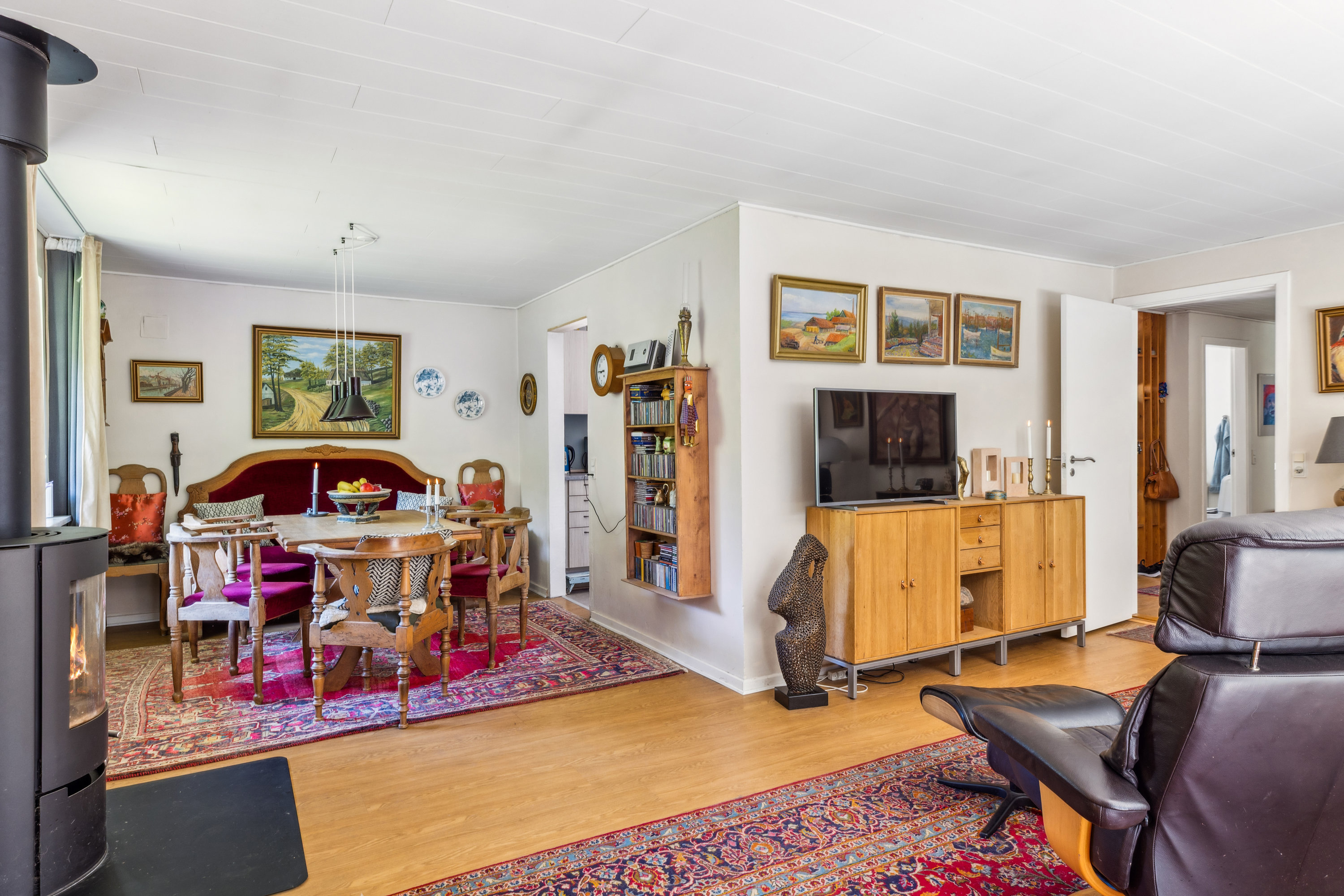 Fremhævet stue billede i fuldskærmstilstand. Billede af V Vedsted Byvej 18A, Vester Vedsted, 6760 Ribe