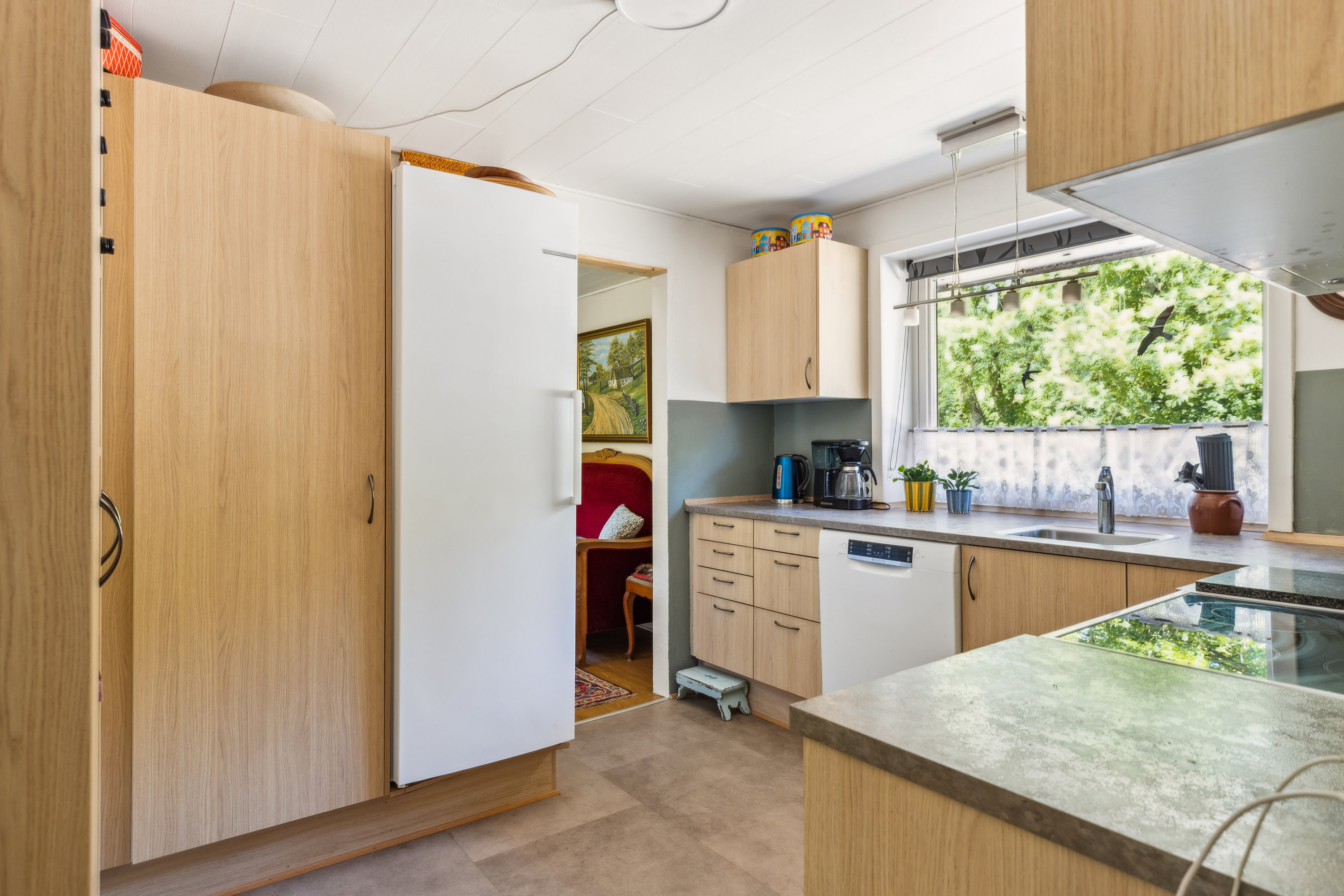 Fremhævet køkken billede i fuldskærmstilstand. Billede af V Vedsted Byvej 18A, Vester Vedsted, 6760 Ribe