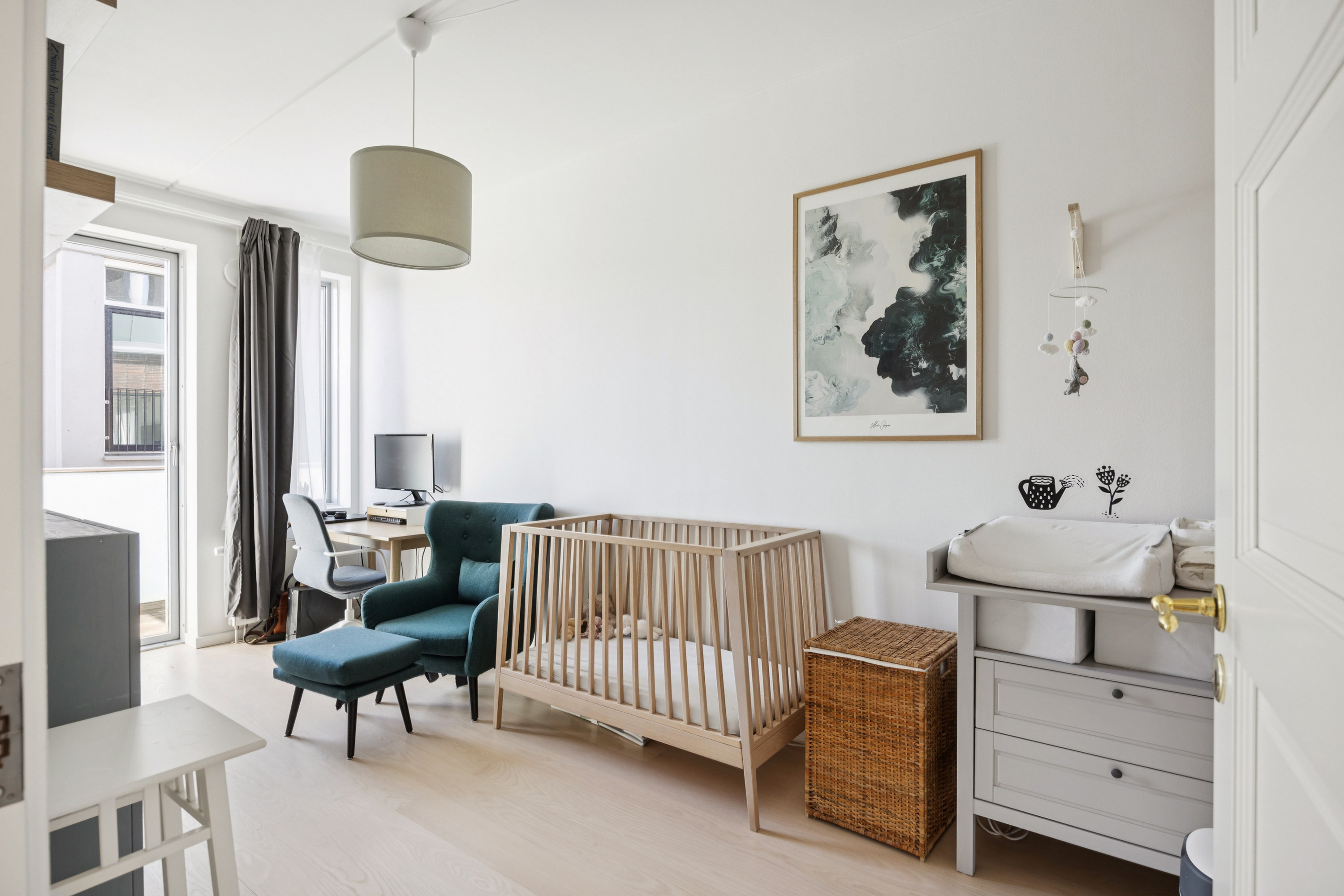 Fremhævet værelse billede i fuldskærmstilstand. Billede af H.V. Nyholms Vej 2, 4. 2., 2000 Frederiksberg