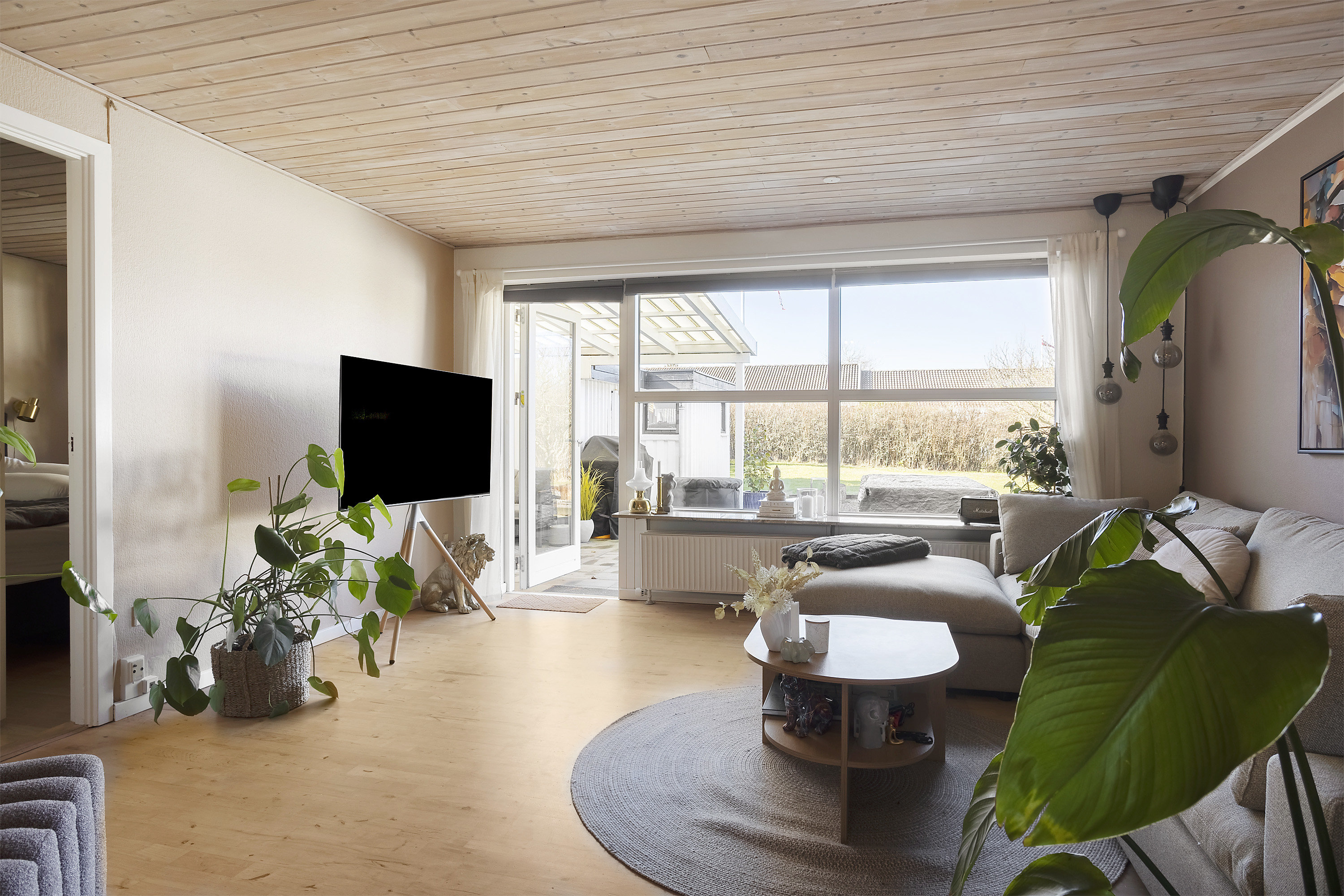 Fremhævet stue billede i fuldskærmstilstand. Billede af Julivænget 39, Bramdrupdam, 6000 Kolding