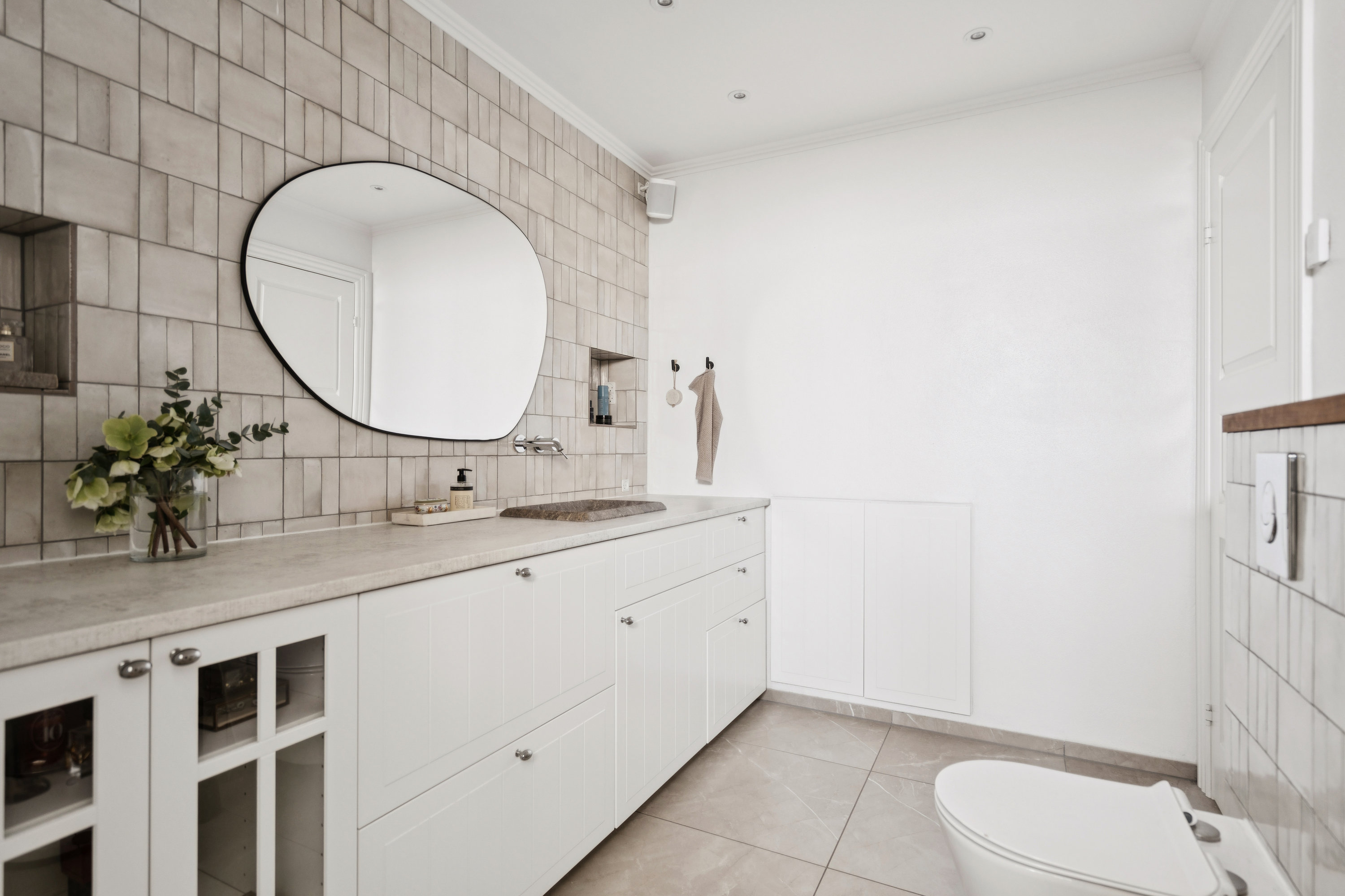 Fremhævet badeværelse billede i fuldskærmstilstand. Billede af Rødkælkevej 2, 9400 Nørresundby