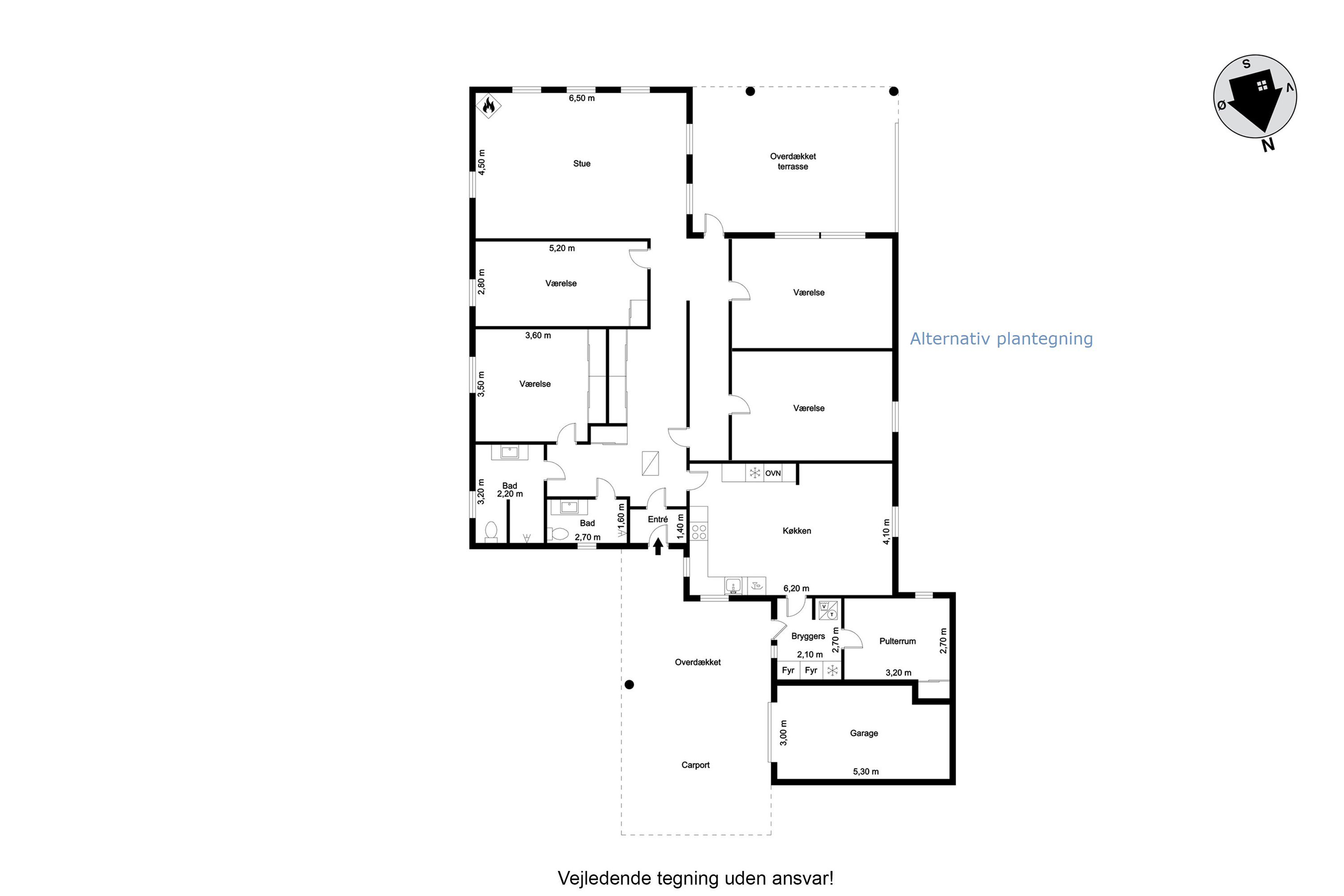 Plantegninger billede af Bellisvej 14, 6950 Ringkøbing