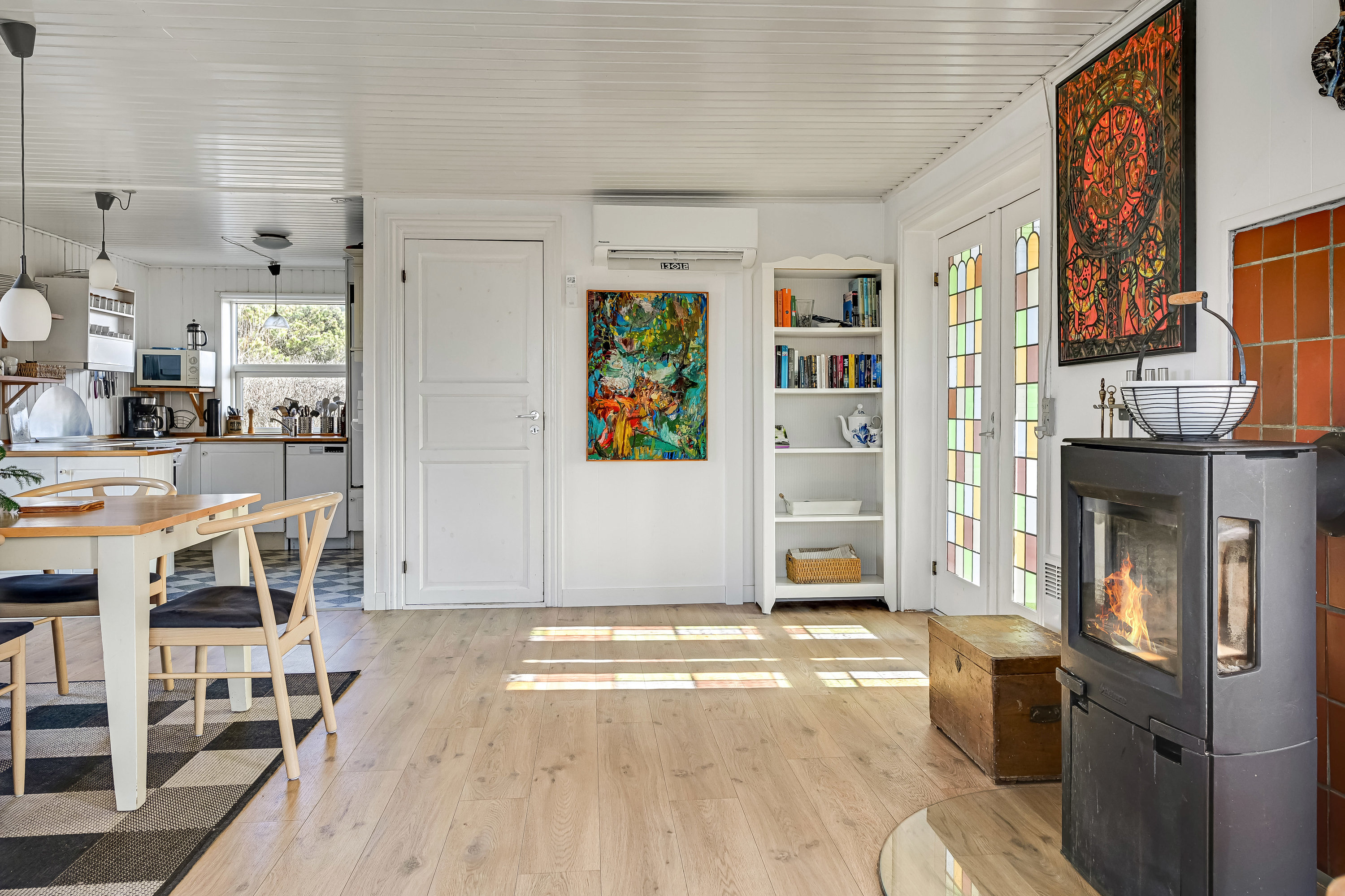 Fremhævet stue billede i fuldskærmstilstand. Billede af Slunden 54, Rindby Strand, 6720 Fanø